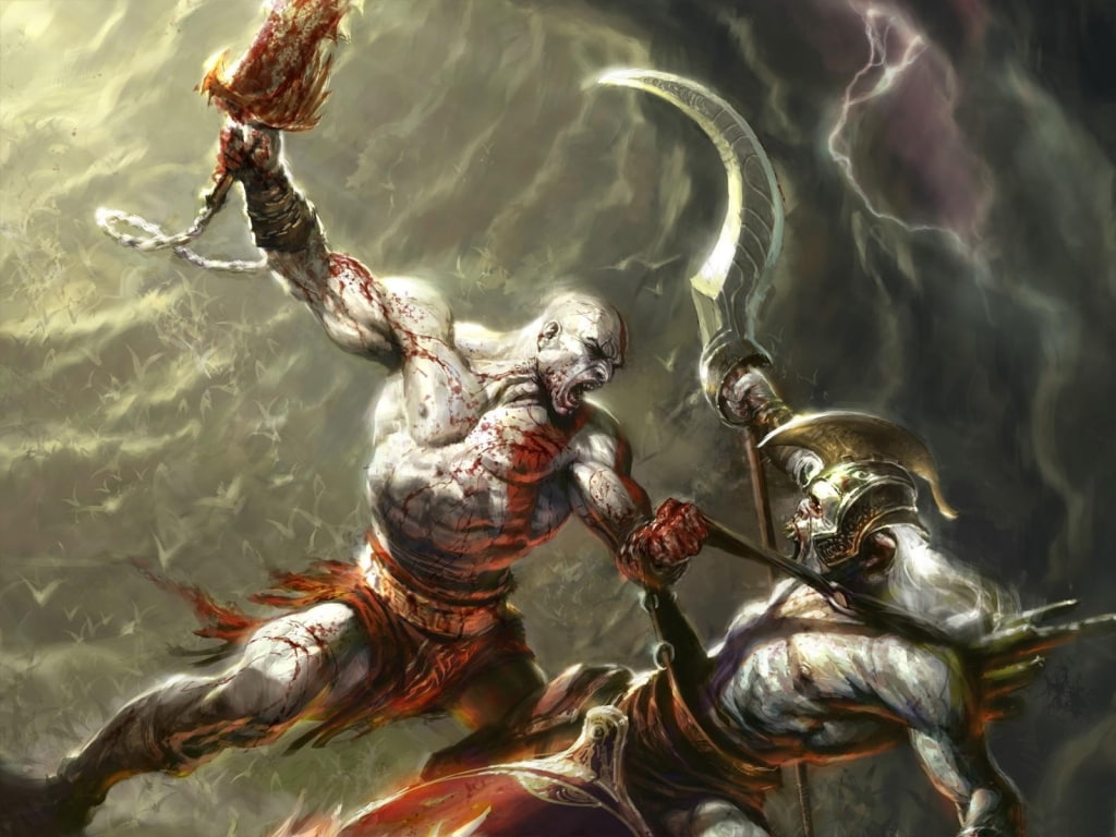 art, games, greek, of, war, God, 480P, video, hd, game, HD Wallpaper