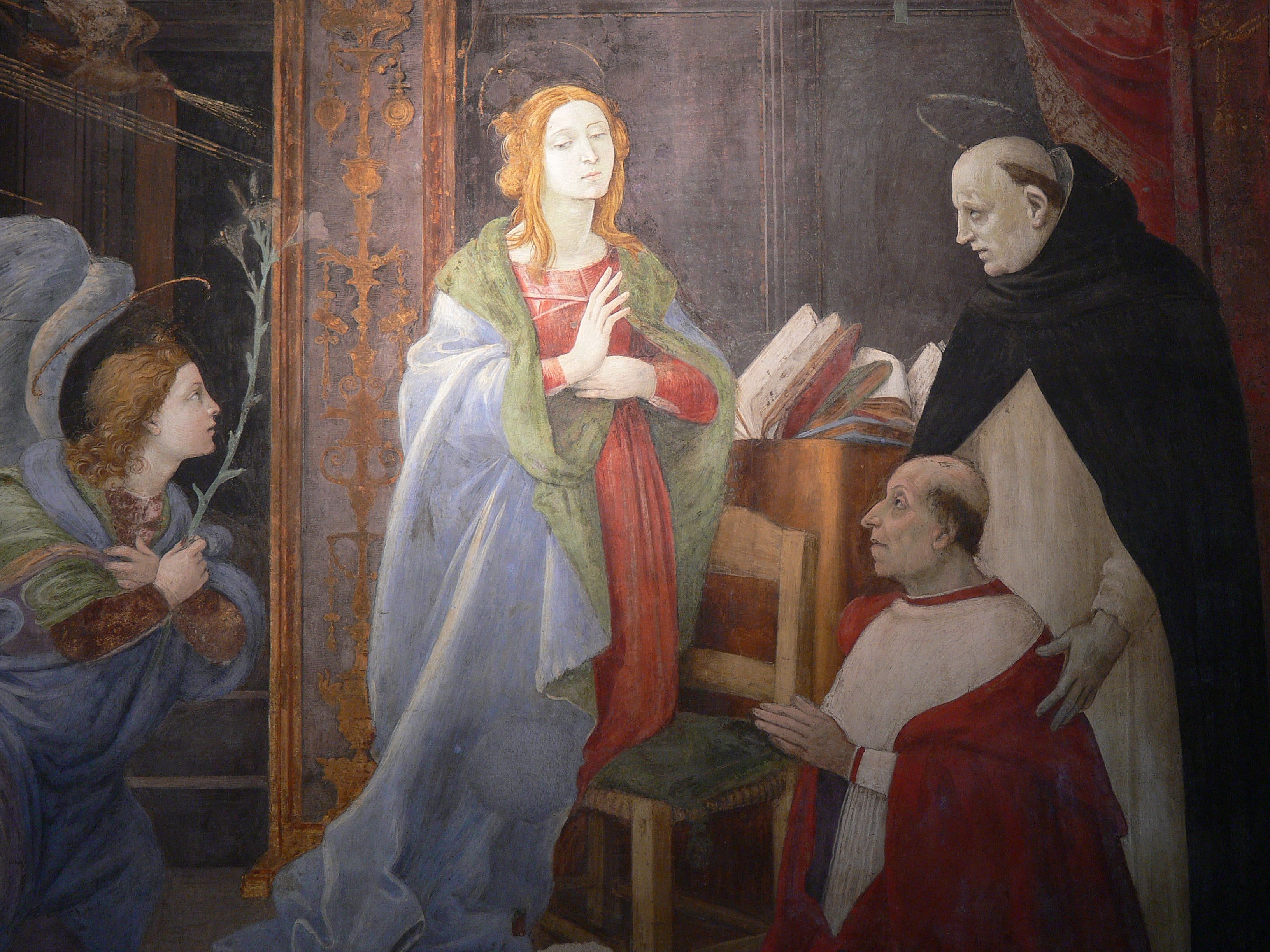 spirituality, statue, sister, place of worship, rome, religion, 2K, indoors, representation, filippino lippi, italy, female likeness, child, sculpture, HD Wallpaper