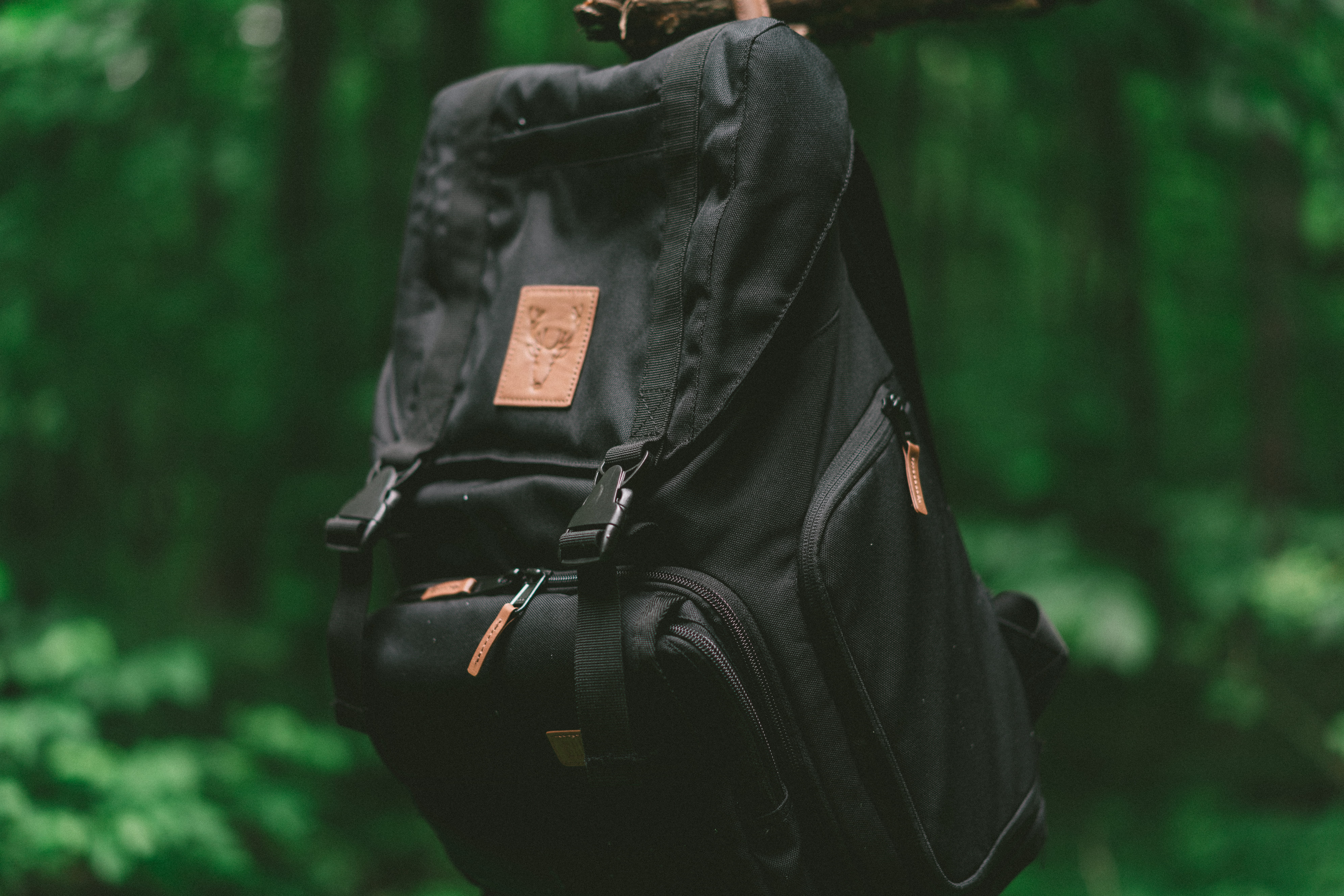holding, plant, gun, obscured face, visual, focus on foreground, view, rucksack, bokeh, woodland, midsection, land, western script, green, product, united states, HD Wallpaper