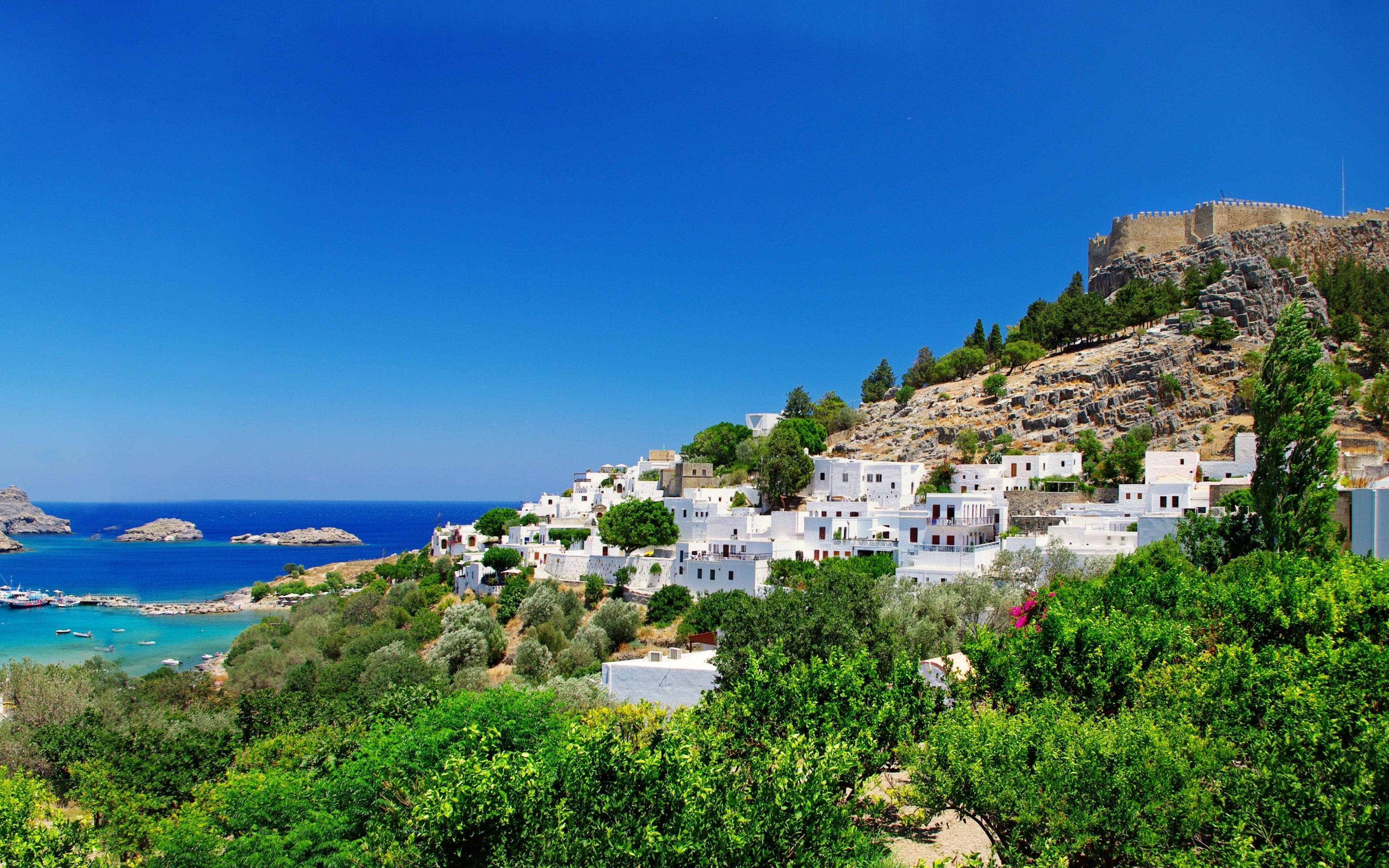 rhodes, 4K, HD Wallpaper