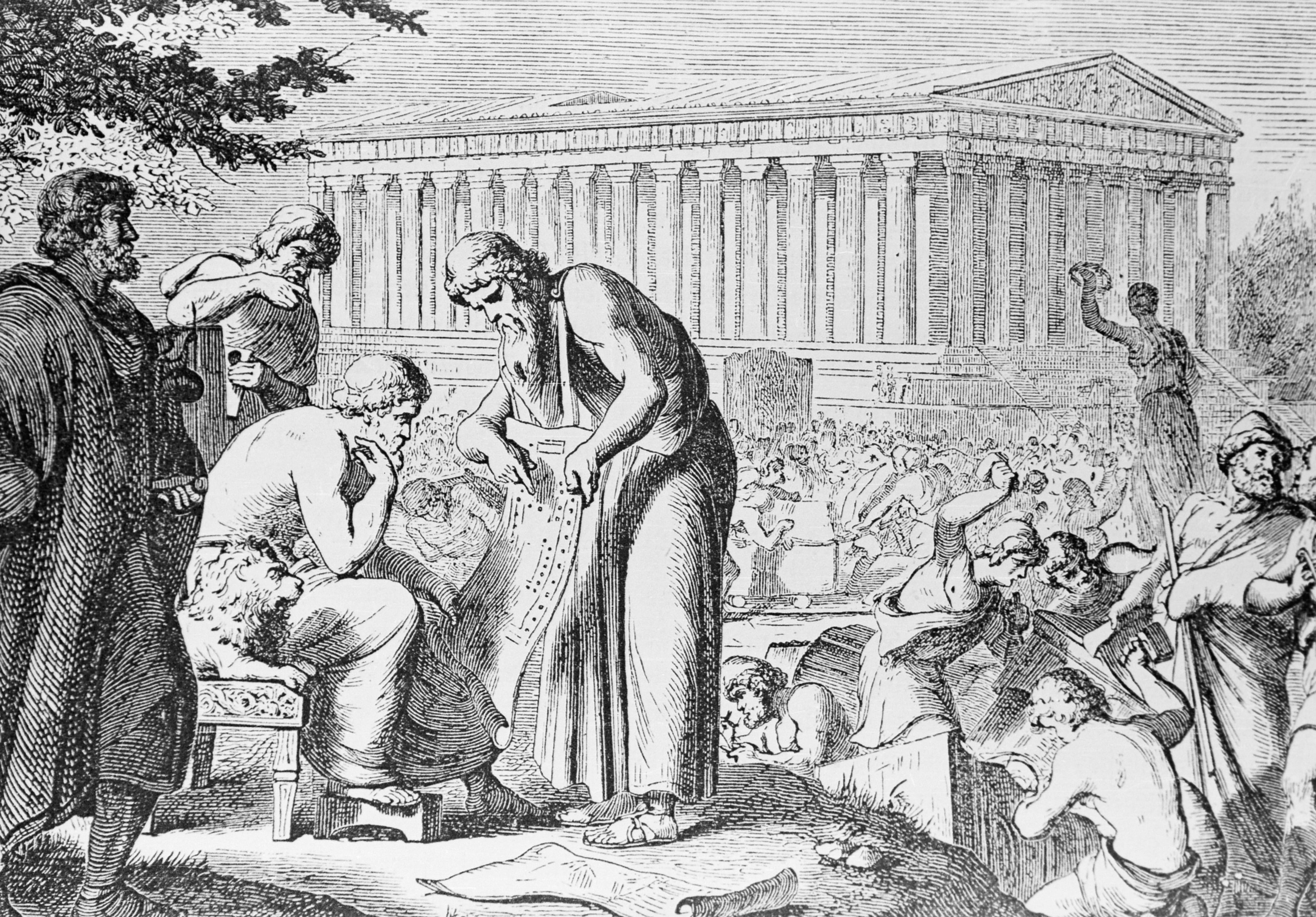 black and white, antique, 4K, athens after the persian war, Greece, HD Wallpaper