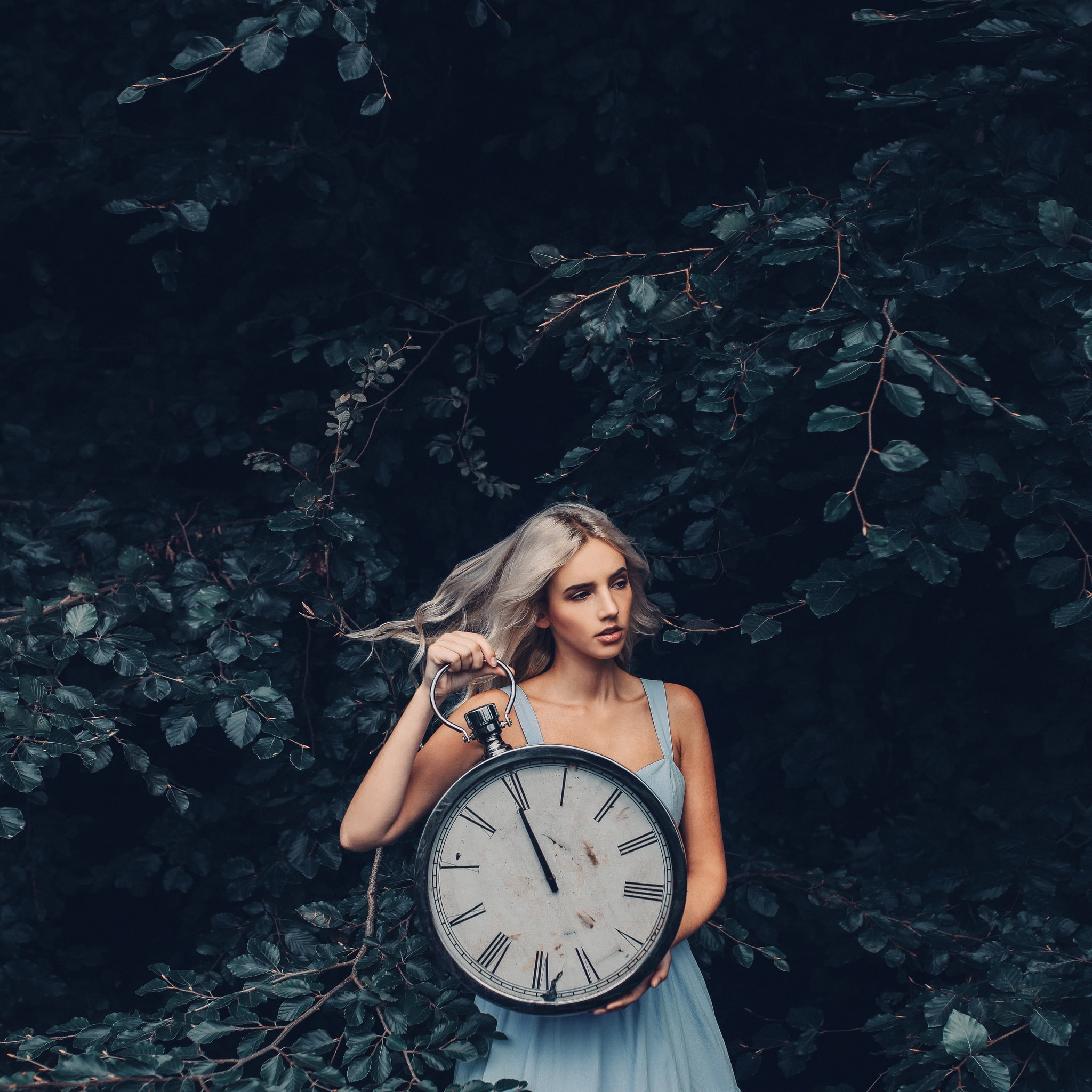 Lauren Hall Worth, forest, girl, watch, the situation, 1080P, Phone HD Wallpaper