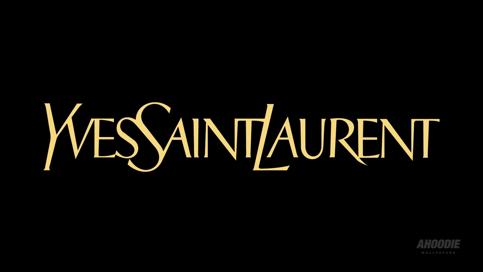 western script, dark, sign, Yves saint laurent, night, single word, studio shot, communication, black color, text, indoors, message, black background, no people, HD Wallpaper