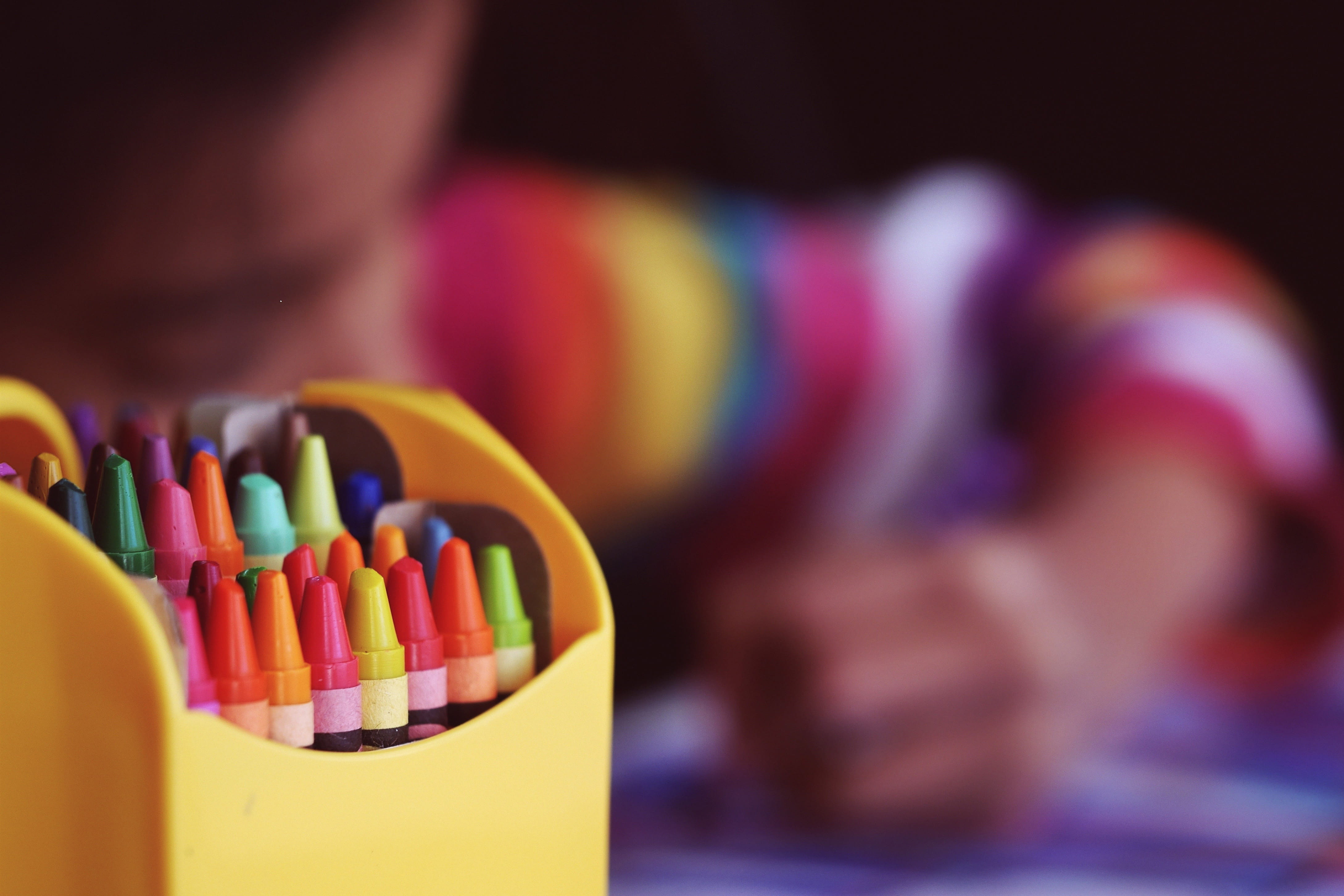 kids, child, childhood, one person, pencil, choice, focus on foreground, human hand, multi colored, large group of objects, offspring, hand, variation, HD Wallpaper