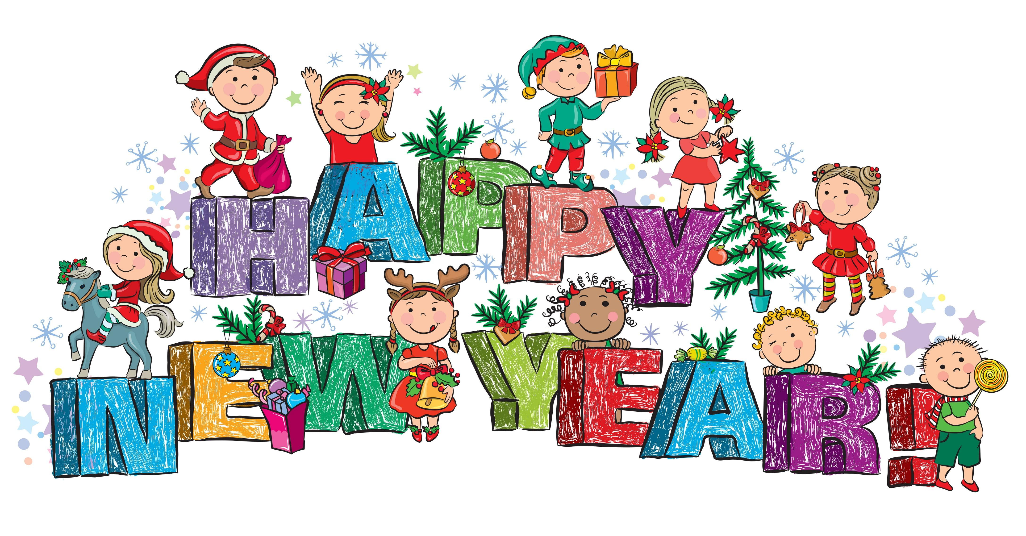 children, year, 4K, art, toys, new, celebration, card, new year, HD Wallpaper