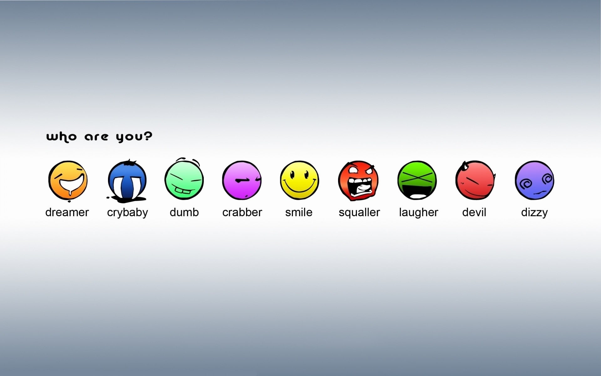 funny, minimalistic, faces, entertainment, art, 1080P, smiley, hd, fun, HD Wallpaper