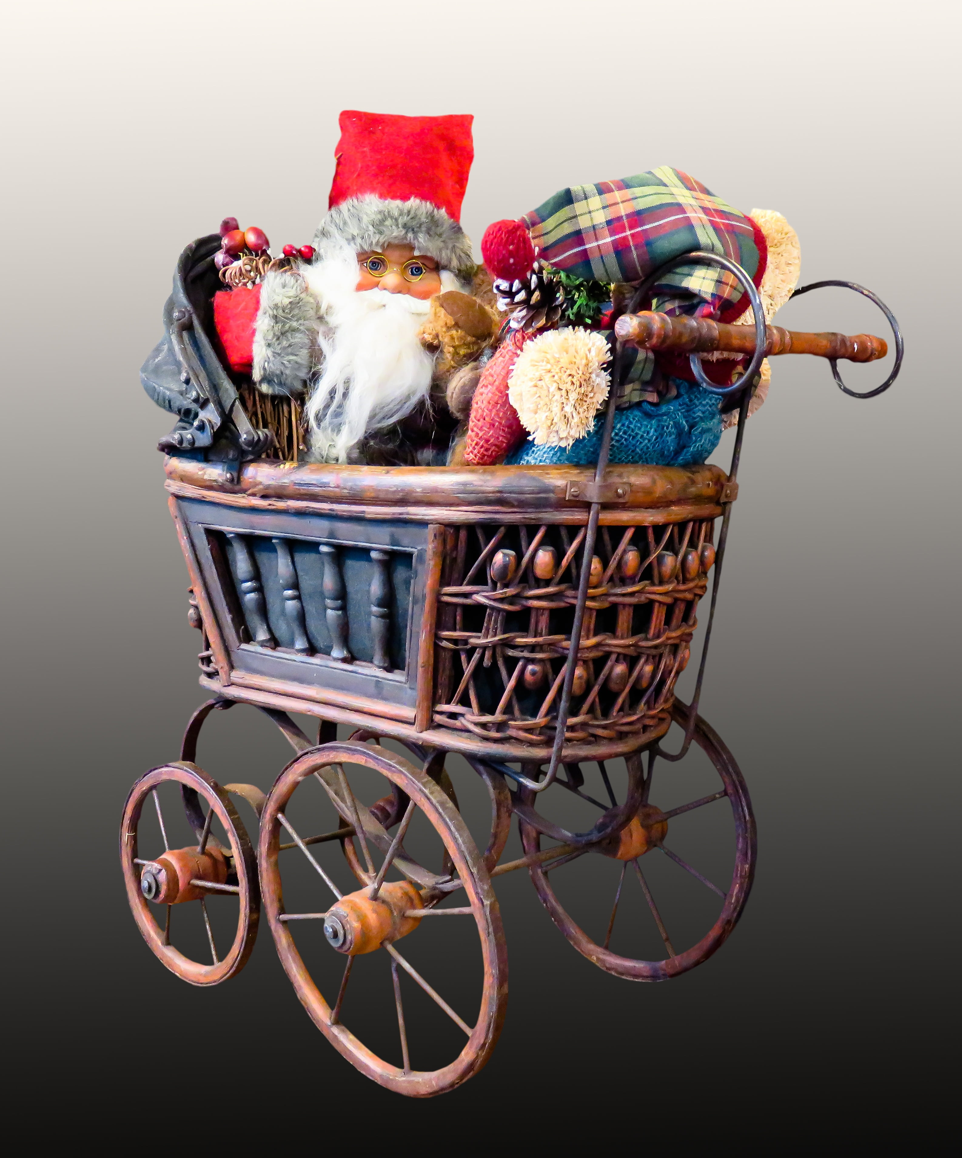 hat, christmas decoration, christmas, doll prams, figure, no people, pets, studio shot, celebration, joy, domestic animals, one animal, animal, vertebrate, Phone HD Wallpaper
