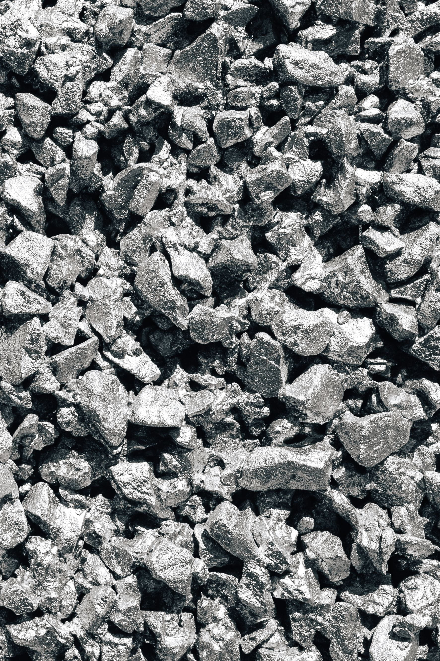 silver, full frame, sunlight, pattern, high angle view, rough, nature, rock - Object, large group of objects, 2K, material, no people, land, gravel, wall, Phone HD Wallpaper
