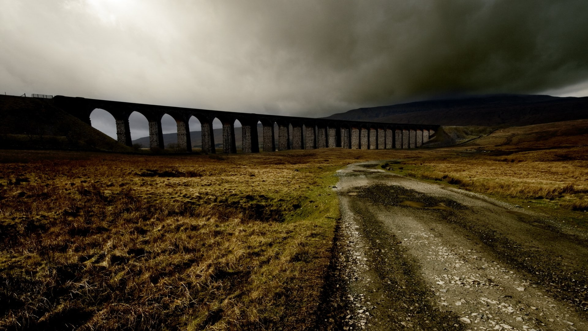 1080P, ribblehead viaduct, HD Wallpaper