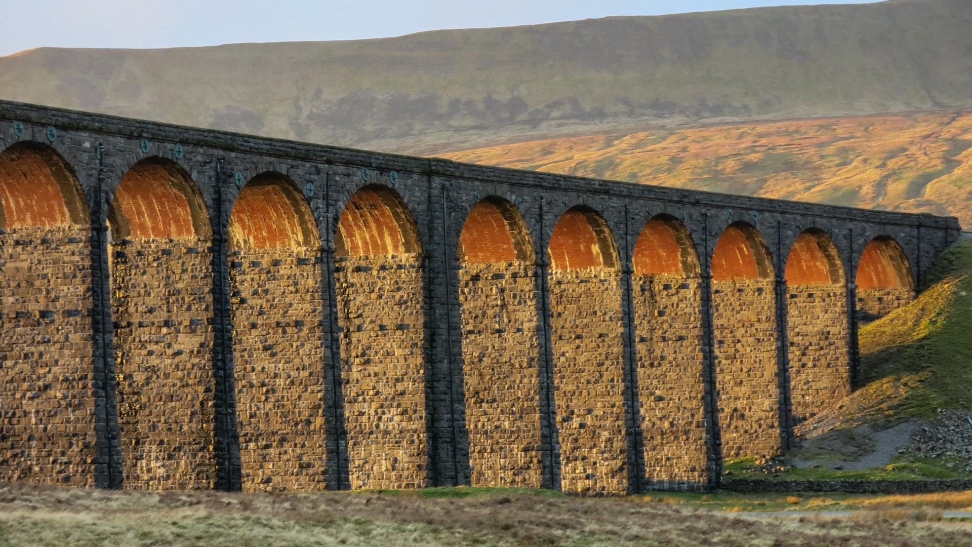 ribblehead viaduct, 1080P, HD Wallpaper