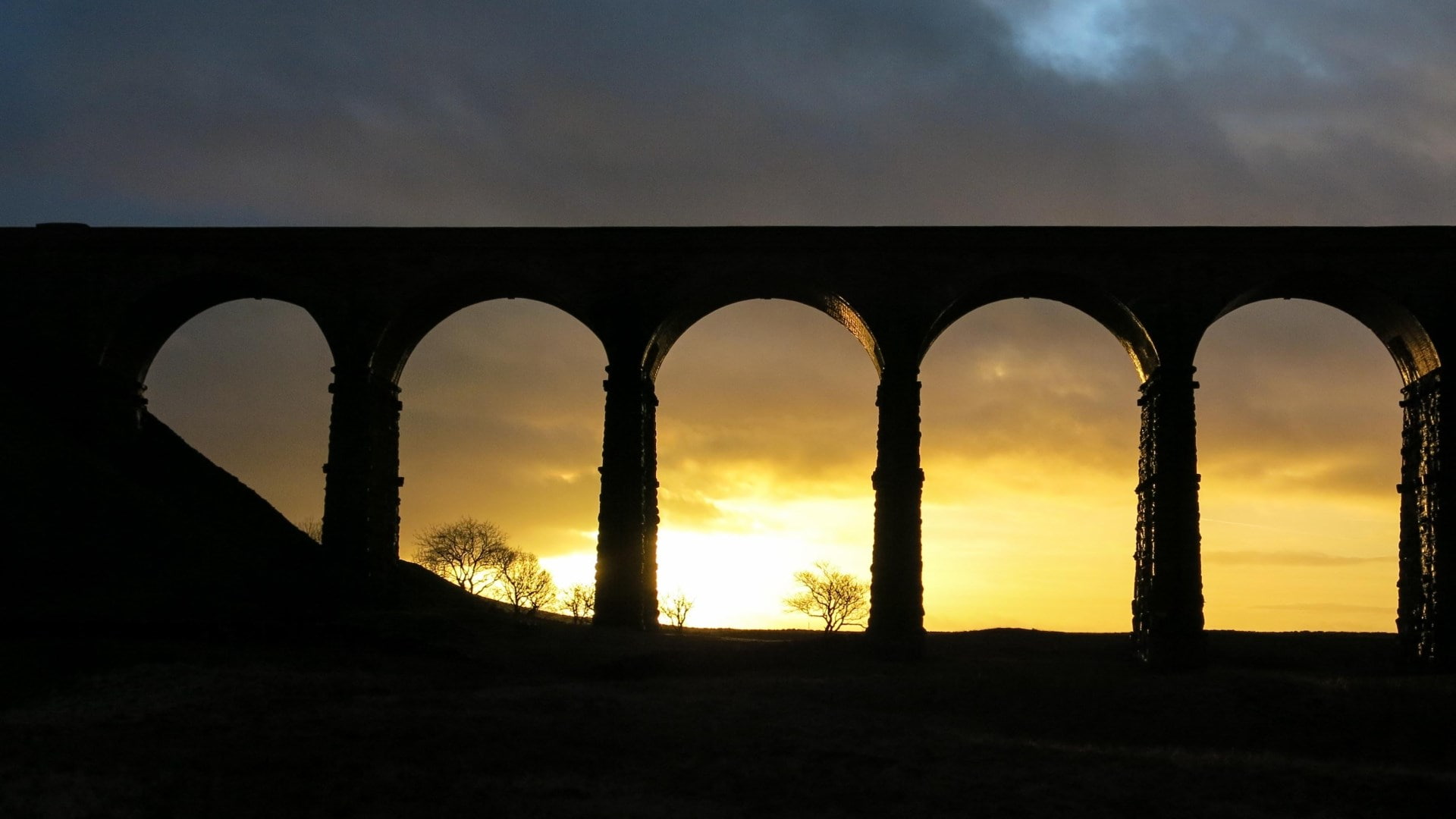 ribblehead viaduct, 1080P, HD Wallpaper