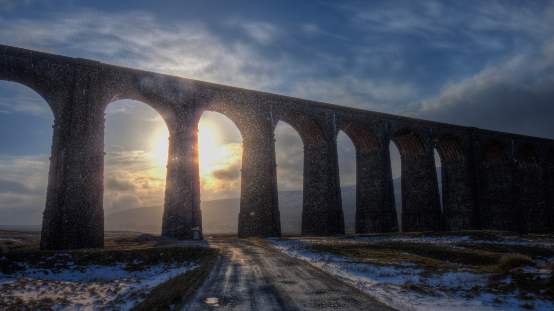 Ribblehead Viaduct, Bridges, 1080P, HD Wallpaper