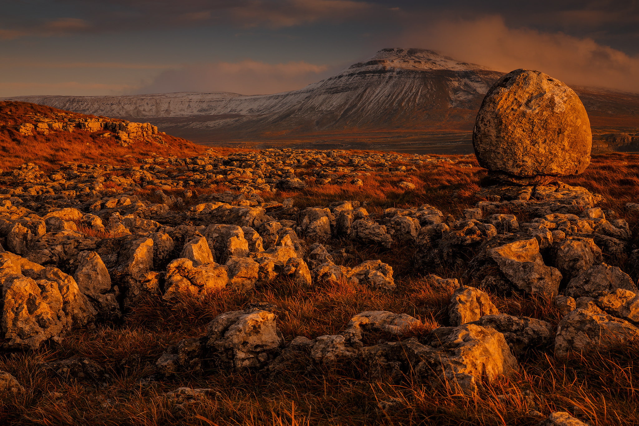 national Park, valley, boulder, 1080P, stones, The Yorkshire Dales, Northern England, HD Wallpaper