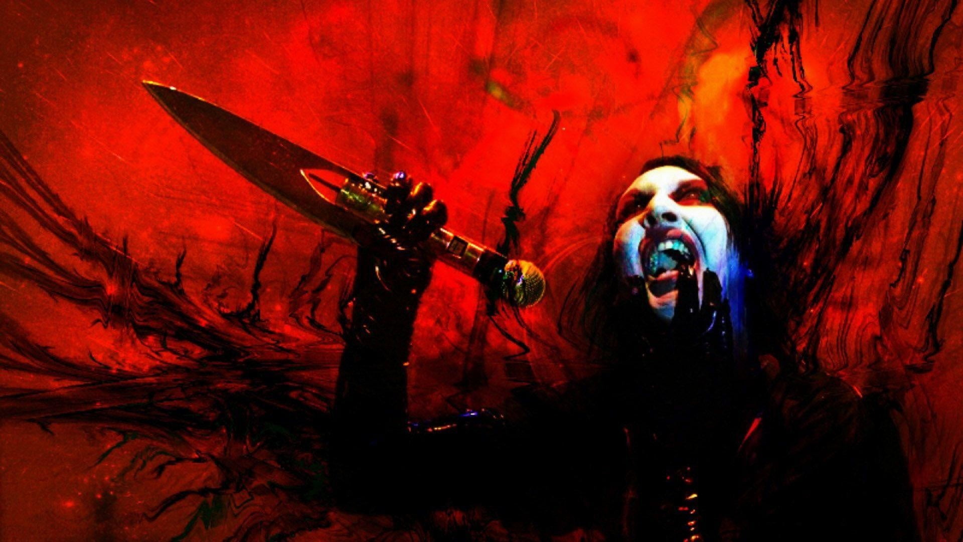 music, Marilyn Manson, 1080P, HD Wallpaper