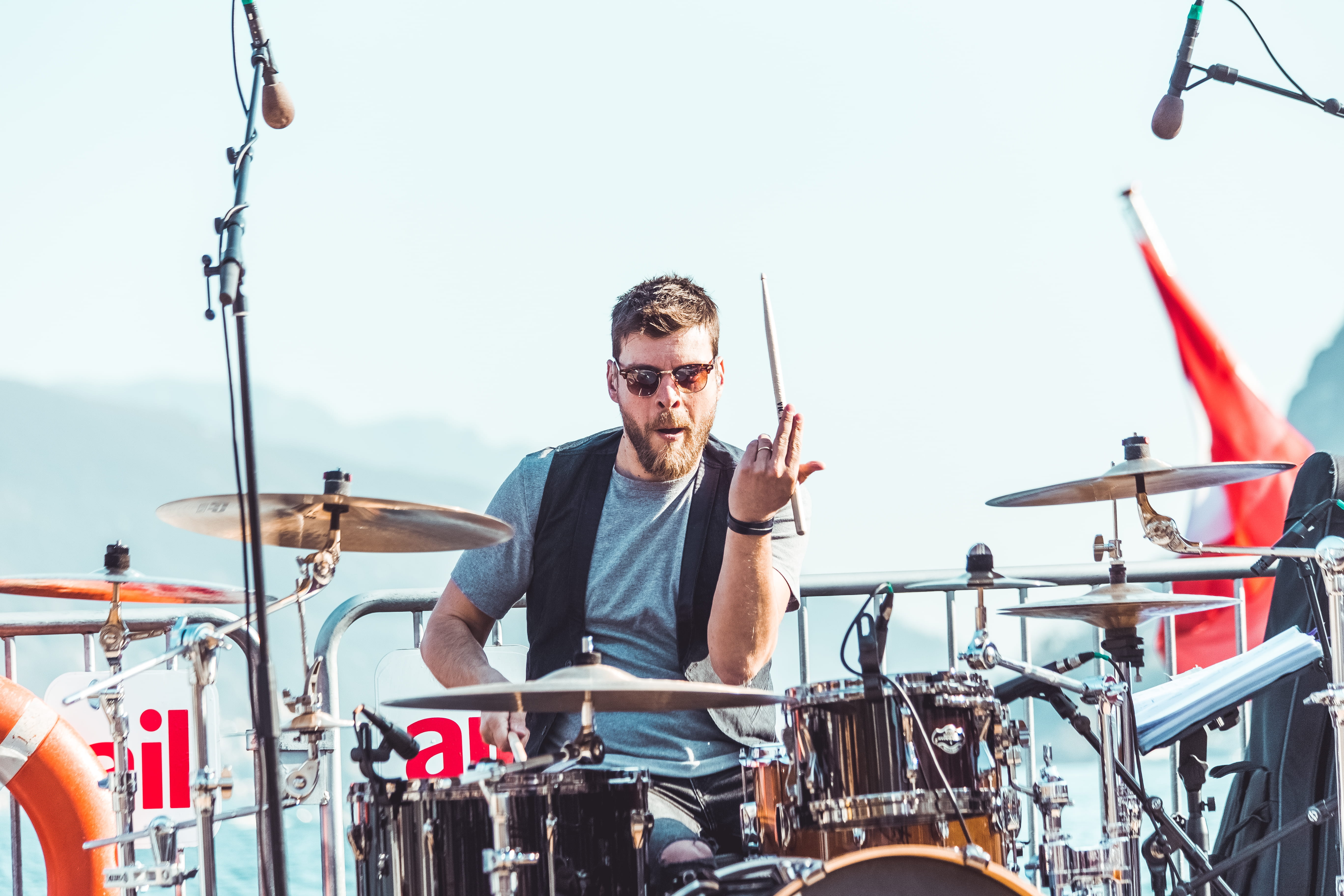 lifestyles, leisure activity, musician, musical instrument, outdoors, music, real people, percussion instrument, casual clothing, entertainment, young men, HD Wallpaper