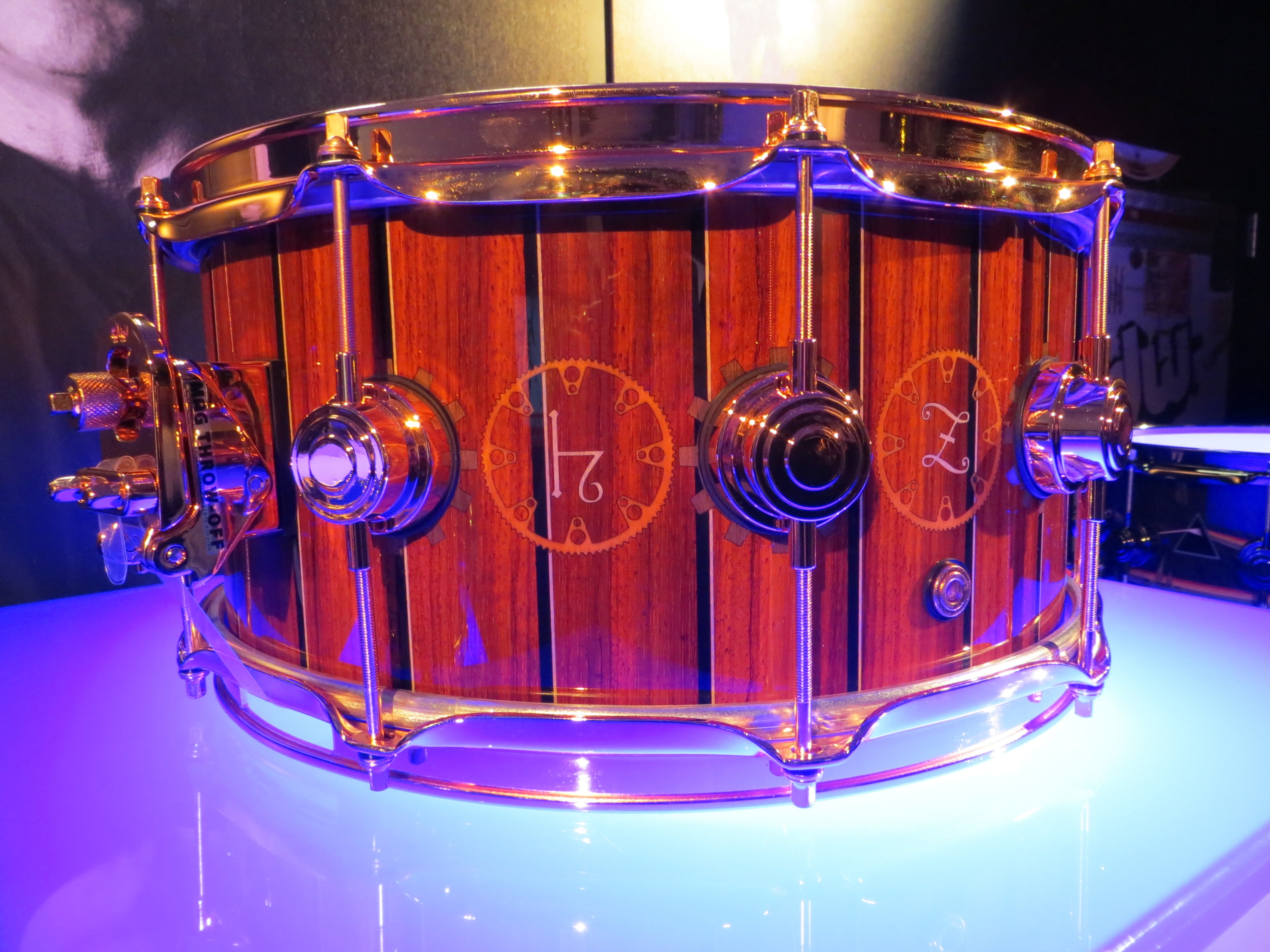4K, drum, orange, design, drummer, music, snare, musician, label, focus on foreground, close-up, no people, rhythm, beat, lighting equipment, nightlife, HD Wallpaper