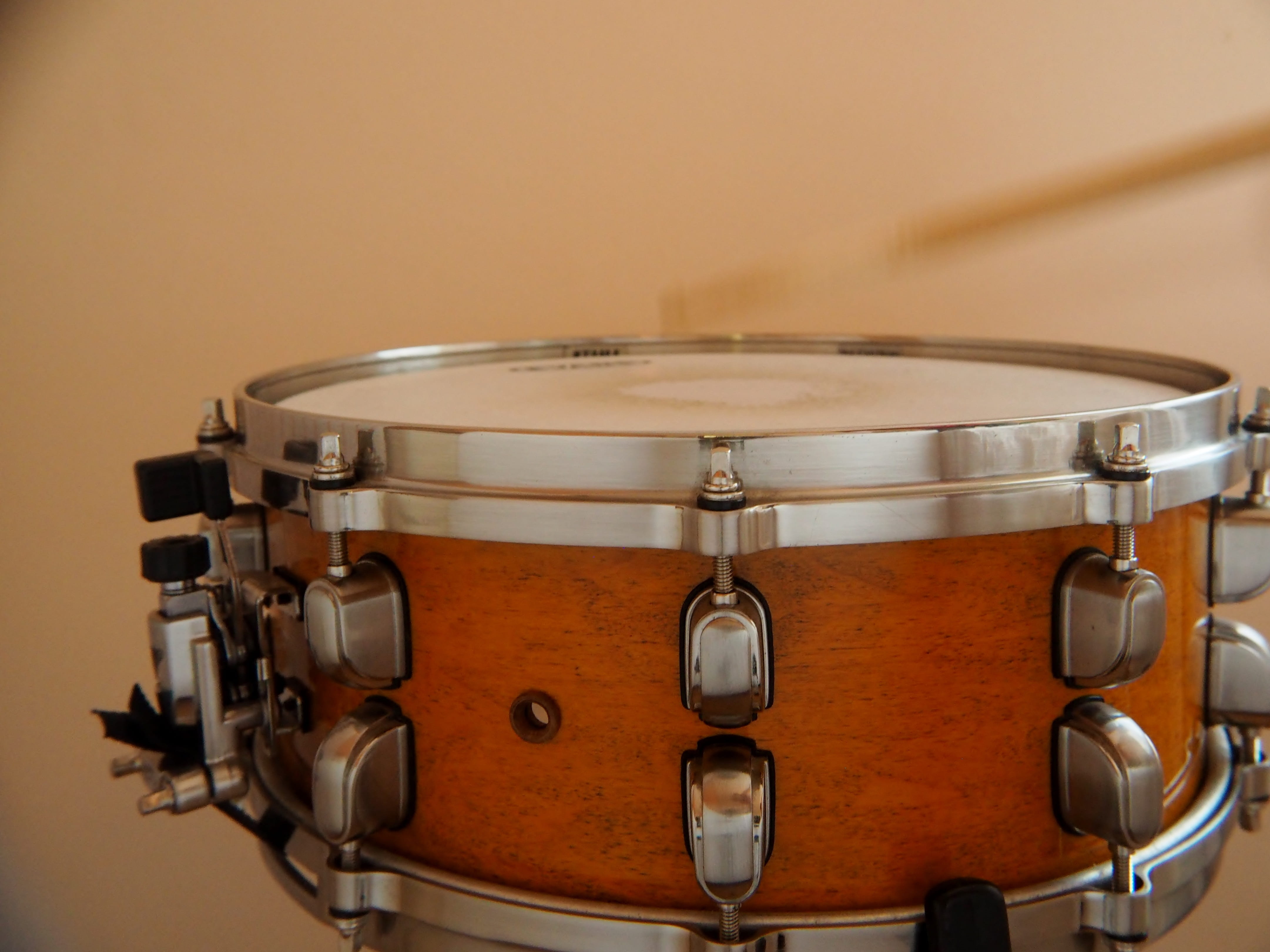 drum - percussion instrument, small drum, musical instrument, technology, instrument, music, shiny, wood - material, indoors, close-up, drumstick, no people, HD Wallpaper