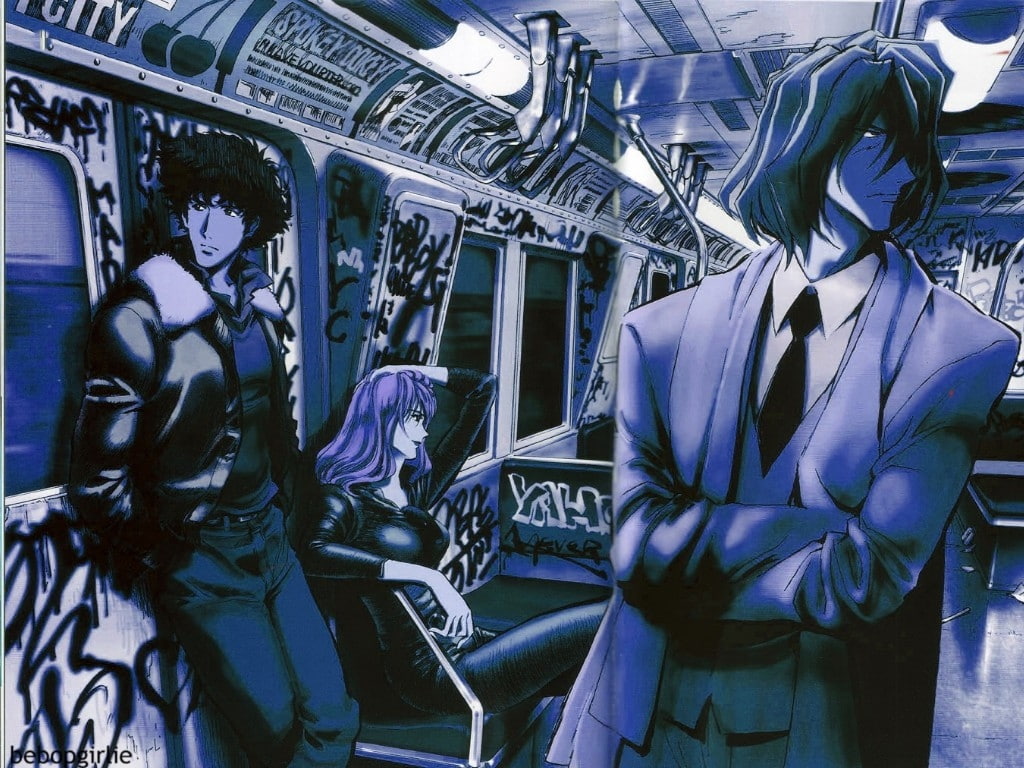 x, anime, art, spike, 480P, cowboy, cowboy bebop, hd, vicious, spiegel, spike spiegel, bebop, HD Wallpaper