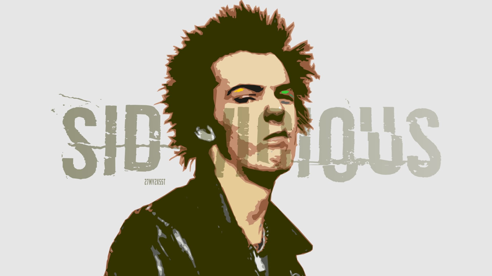 studio shot, human face, Portrait, close-up, Artistic, communication, indoors, Sid Vicious, Music, headshot, one person, looking at camera, western script, HD Wallpaper