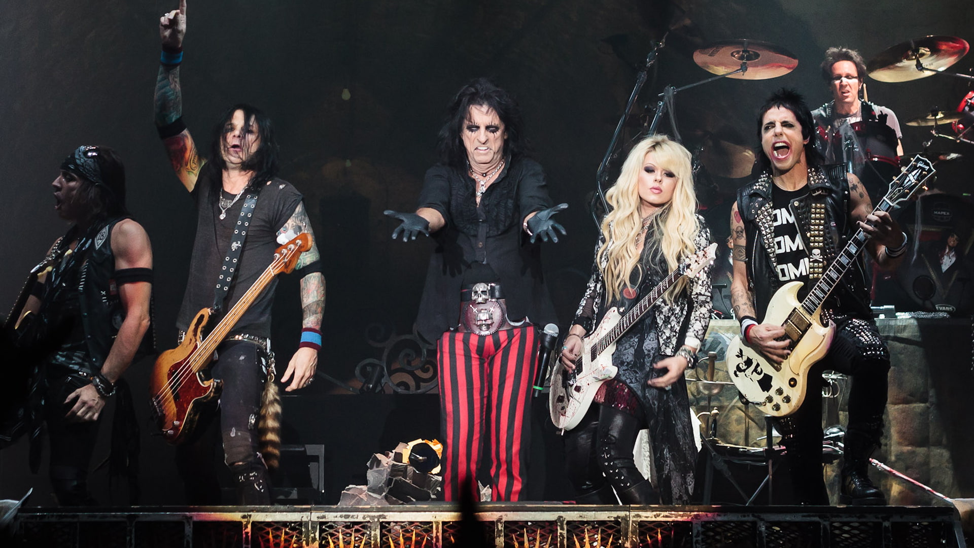 metal, guitar, concerts, alice, 1080P, heavy, guitars, concert, cooper, HD Wallpaper
