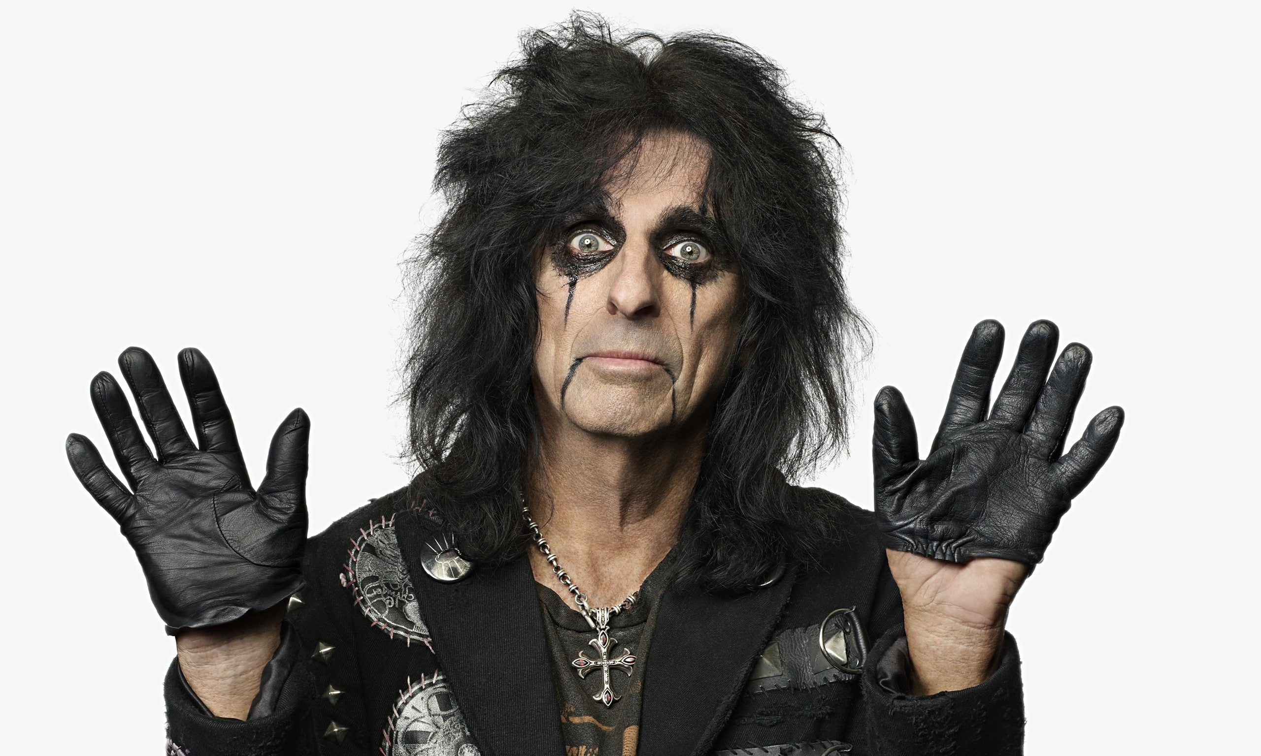 hand, white background, cut out, alice cooper singer rock stars simple background, hair, mature adult, one person, human hand, front view, gesturing, portrait, HD Wallpaper