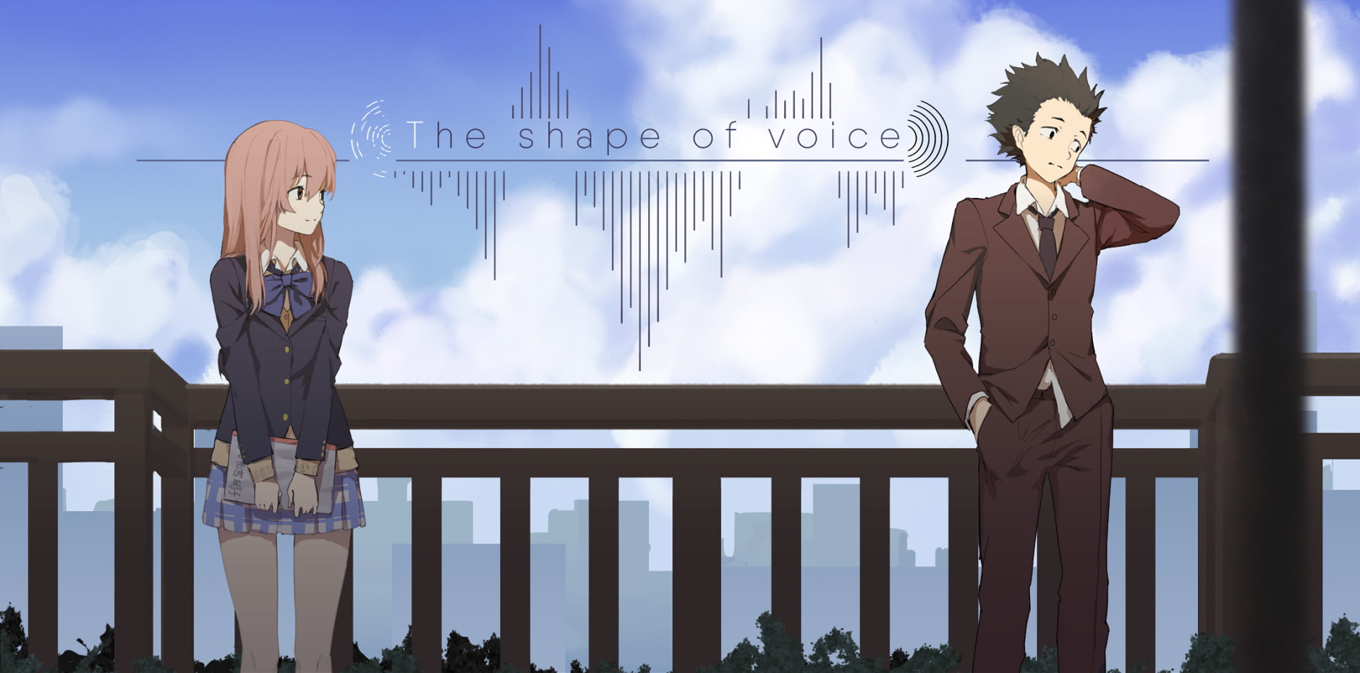 1080P, Shouya Ishida, Anime, Shouko Nishimiya, Koe No Katachi, HD Wallpaper
