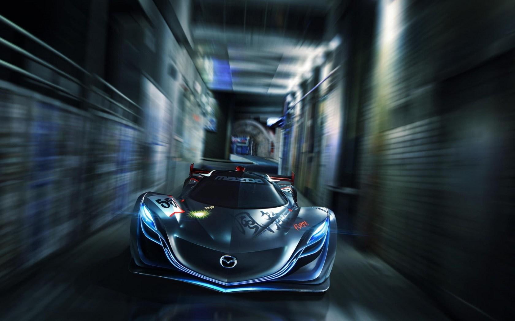 concept, furai, car, mazda, 720P, HD Wallpaper