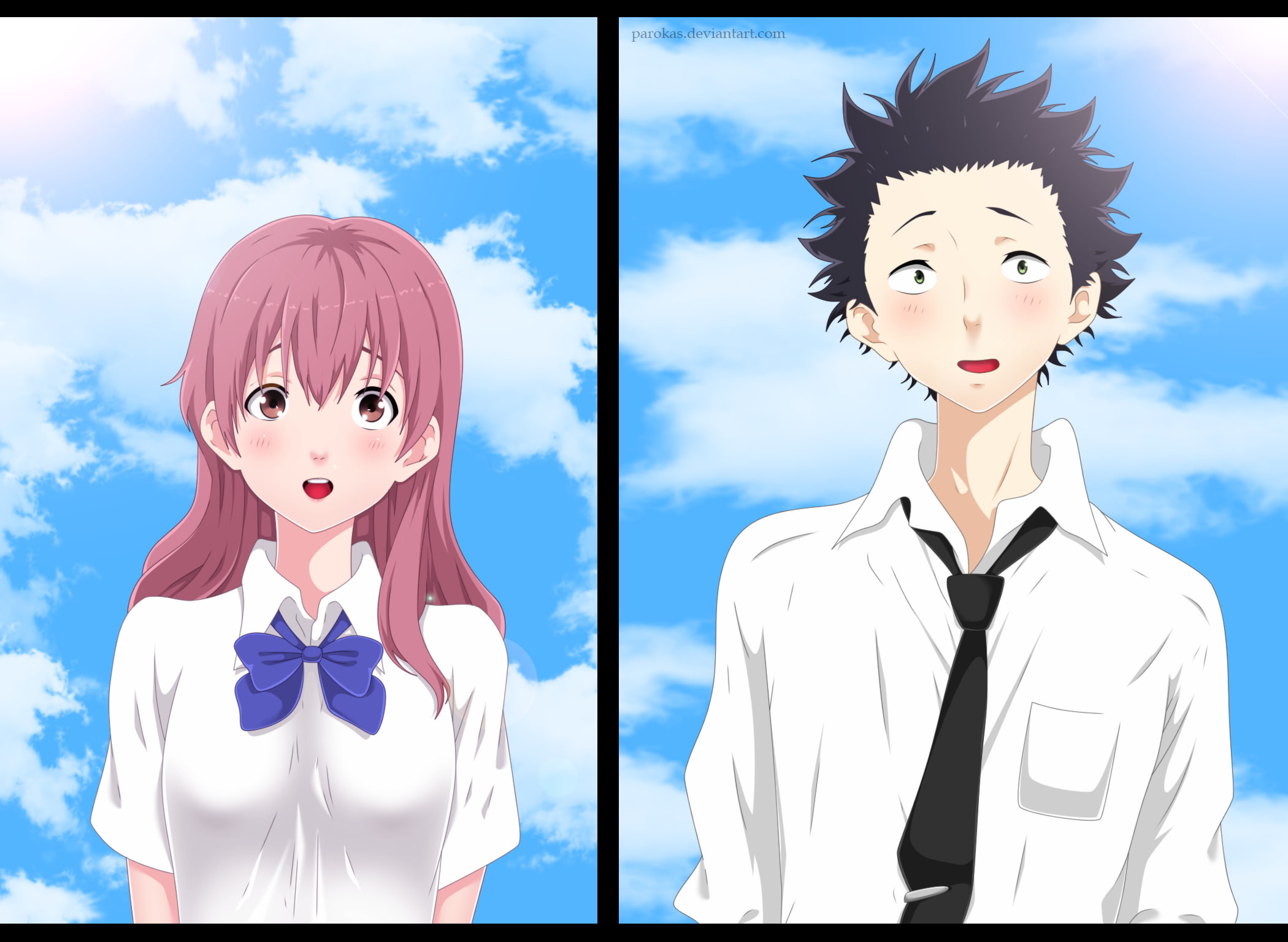 Shouya Ishida, Anime, 1080P, Koe No Katachi, Shouko Nishimiya, HD Wallpaper