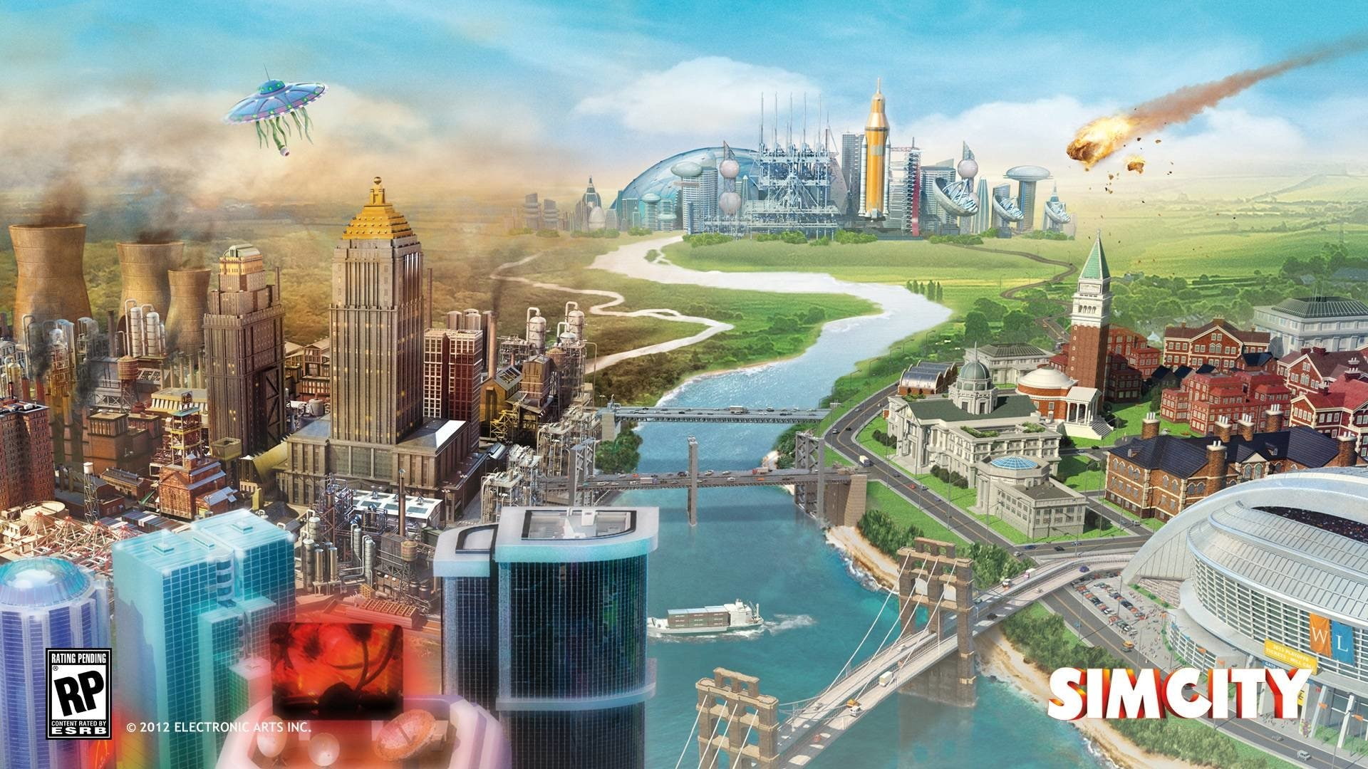 1080P, SimCity, HD Wallpaper