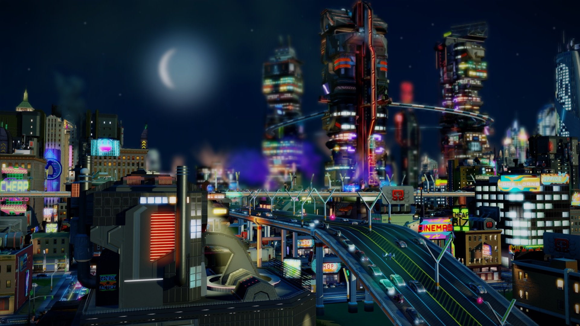 city, building, simulation, 1080P, construction, simcity, HD Wallpaper