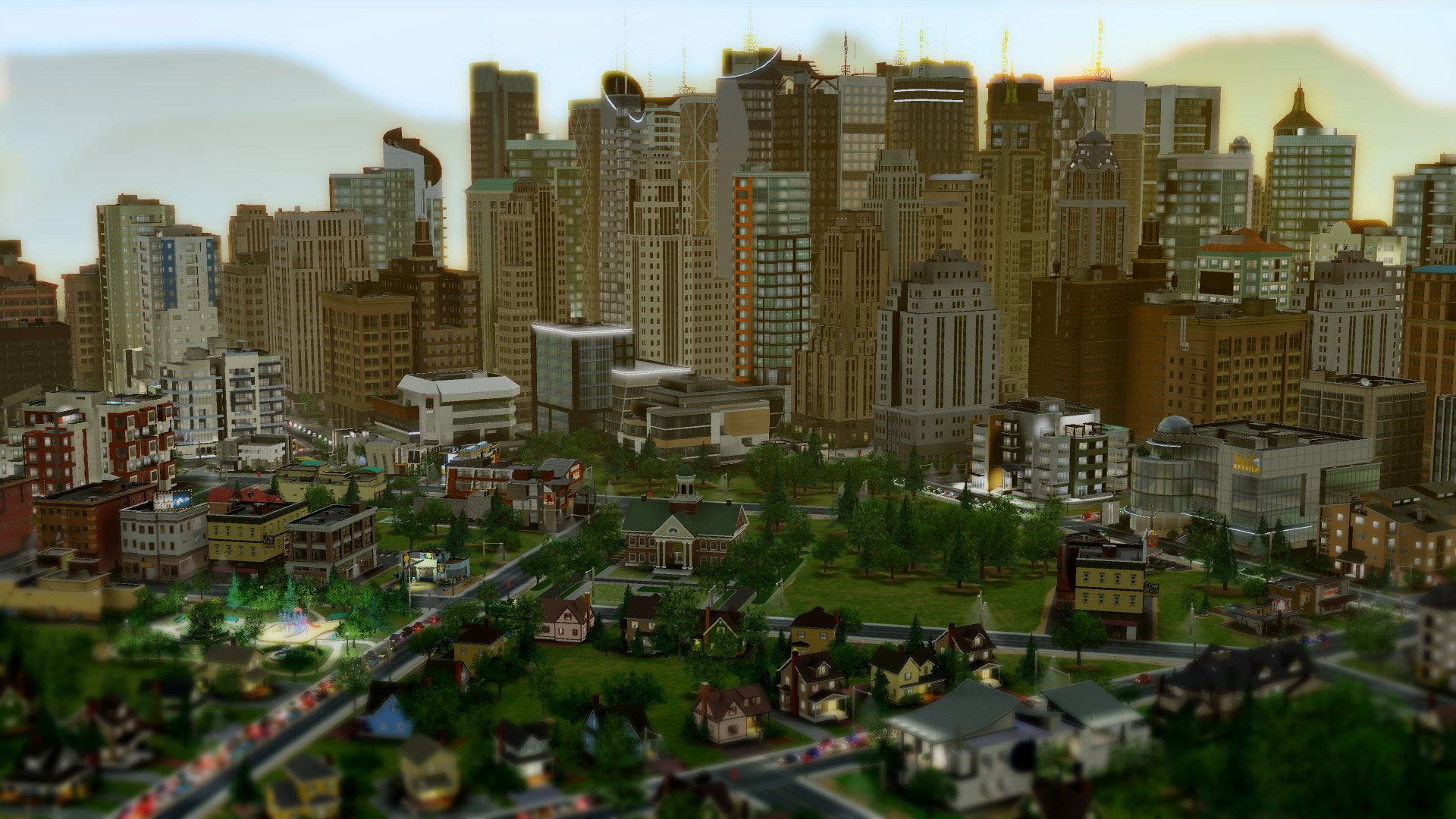building, simulation, construction, simcity, 1080P, city, HD Wallpaper