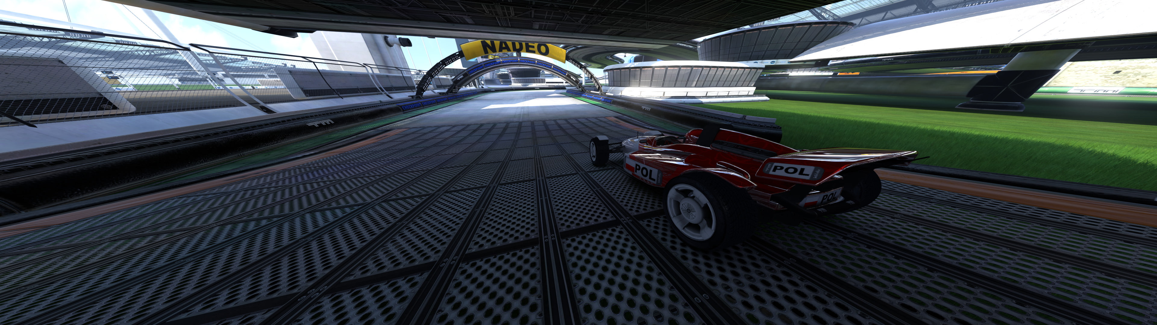 bridge - man made structure, sport, mode of transportation, city, trackmania maniaplanet stadium nadeo ubisoft, people, transportation, 4K, driving, outdoors, HD Wallpaper