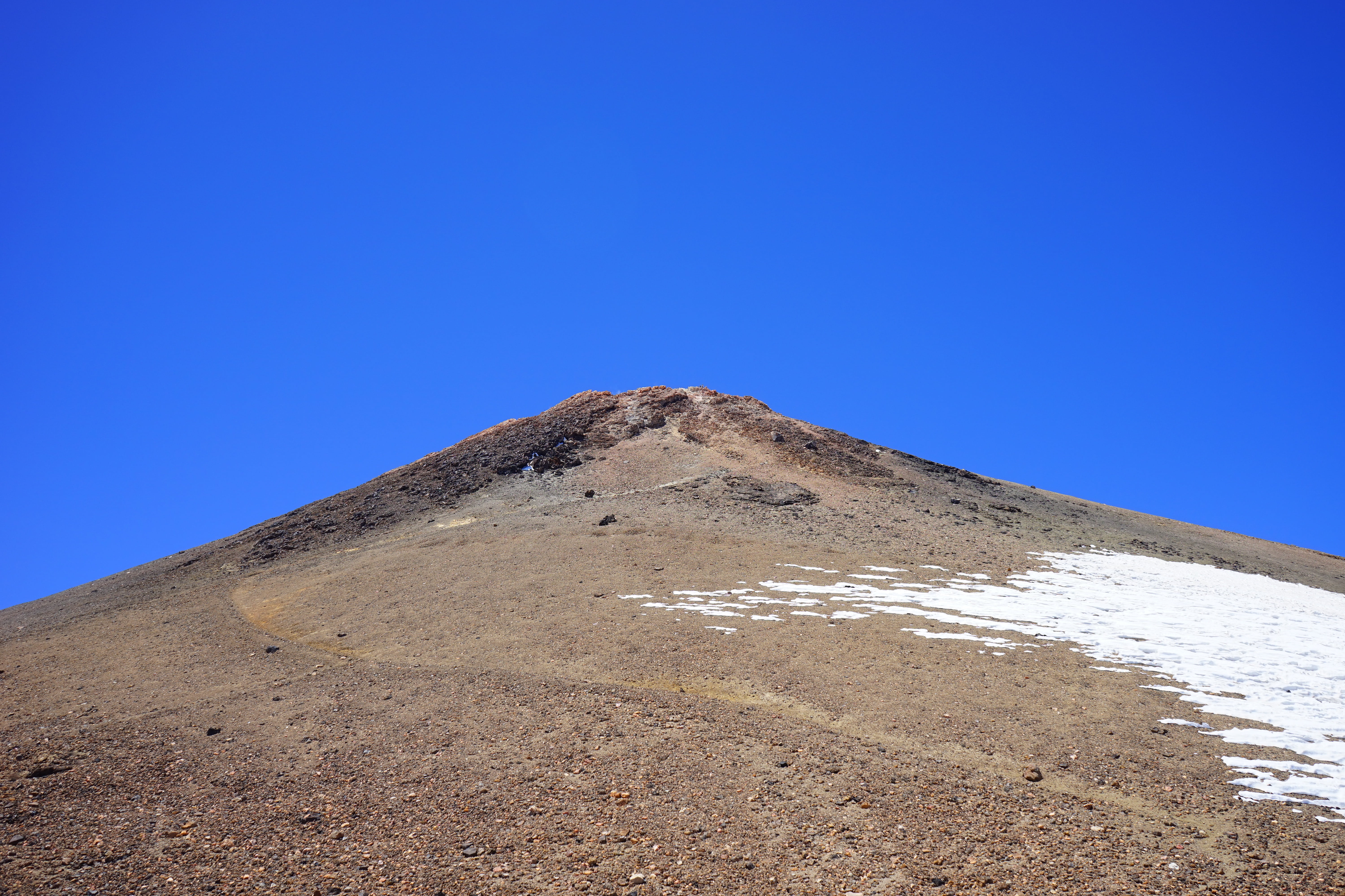 tranquil scene, travel, land, volcano, arid climate, sky, pico del teide, environment, teide, mountain, outdoors, nature, beauty in nature, path, tranquility, HD Wallpaper