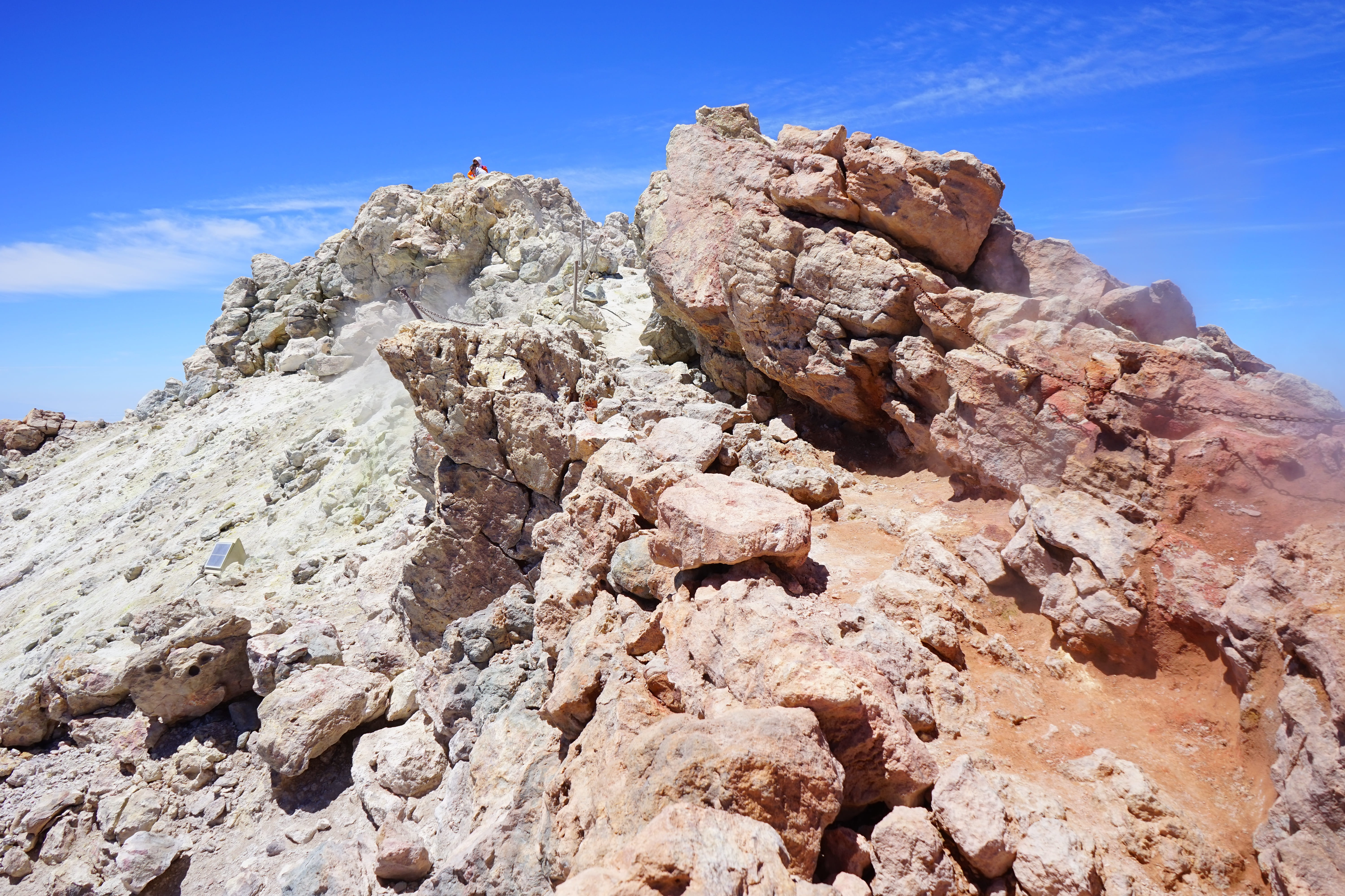 sky, path, crater, solid, hike, physical geography, pico del teide, tranquil scene, canary islands, non-urban scene, summit, mountain peak, environment, HD Wallpaper