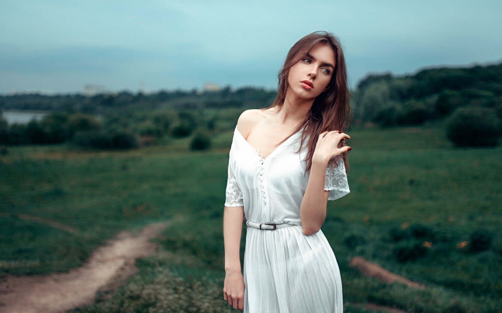 720P, nature, model, women, Vika Viktoriya, HD Wallpaper