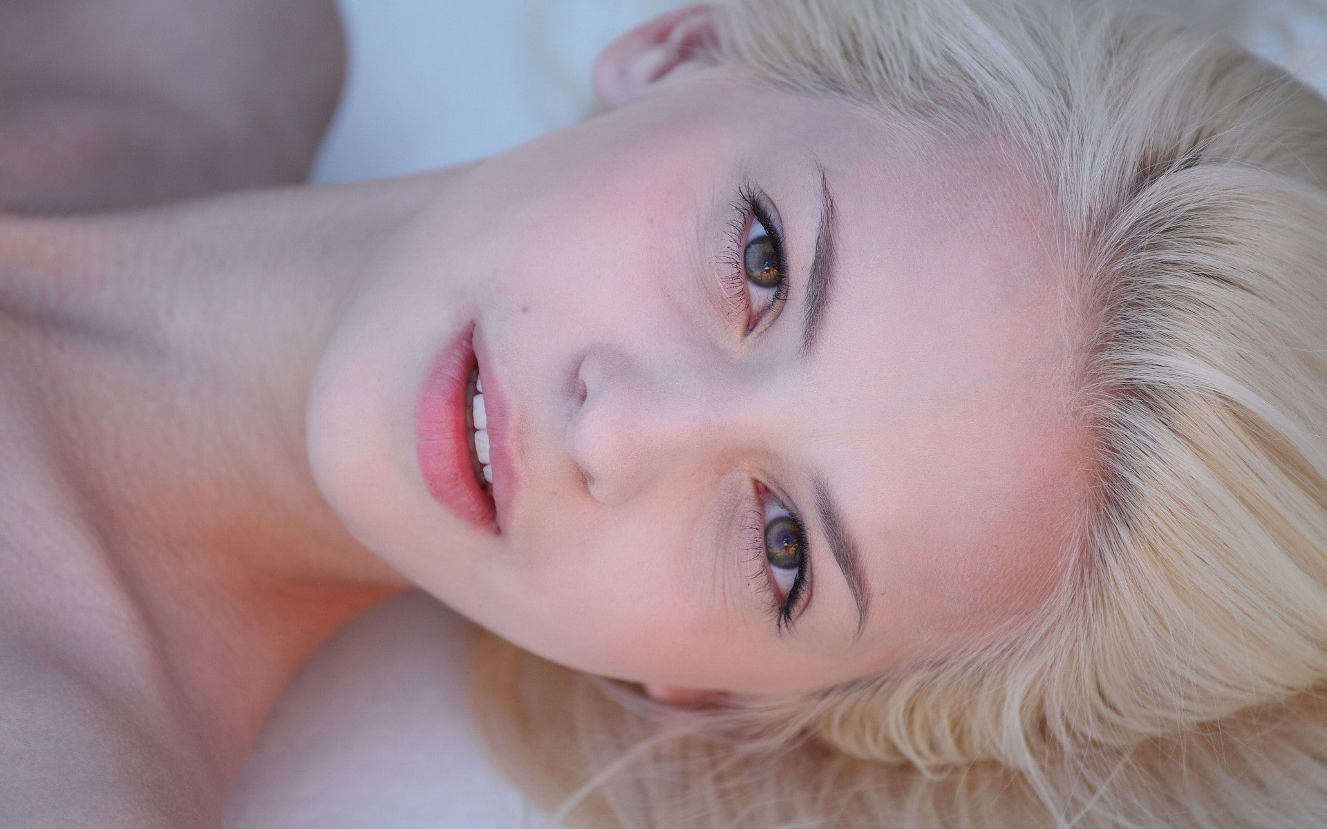 blondes, women, 1080P, faces, x, art, female, hd, vika, people, models, d, HD Wallpaper