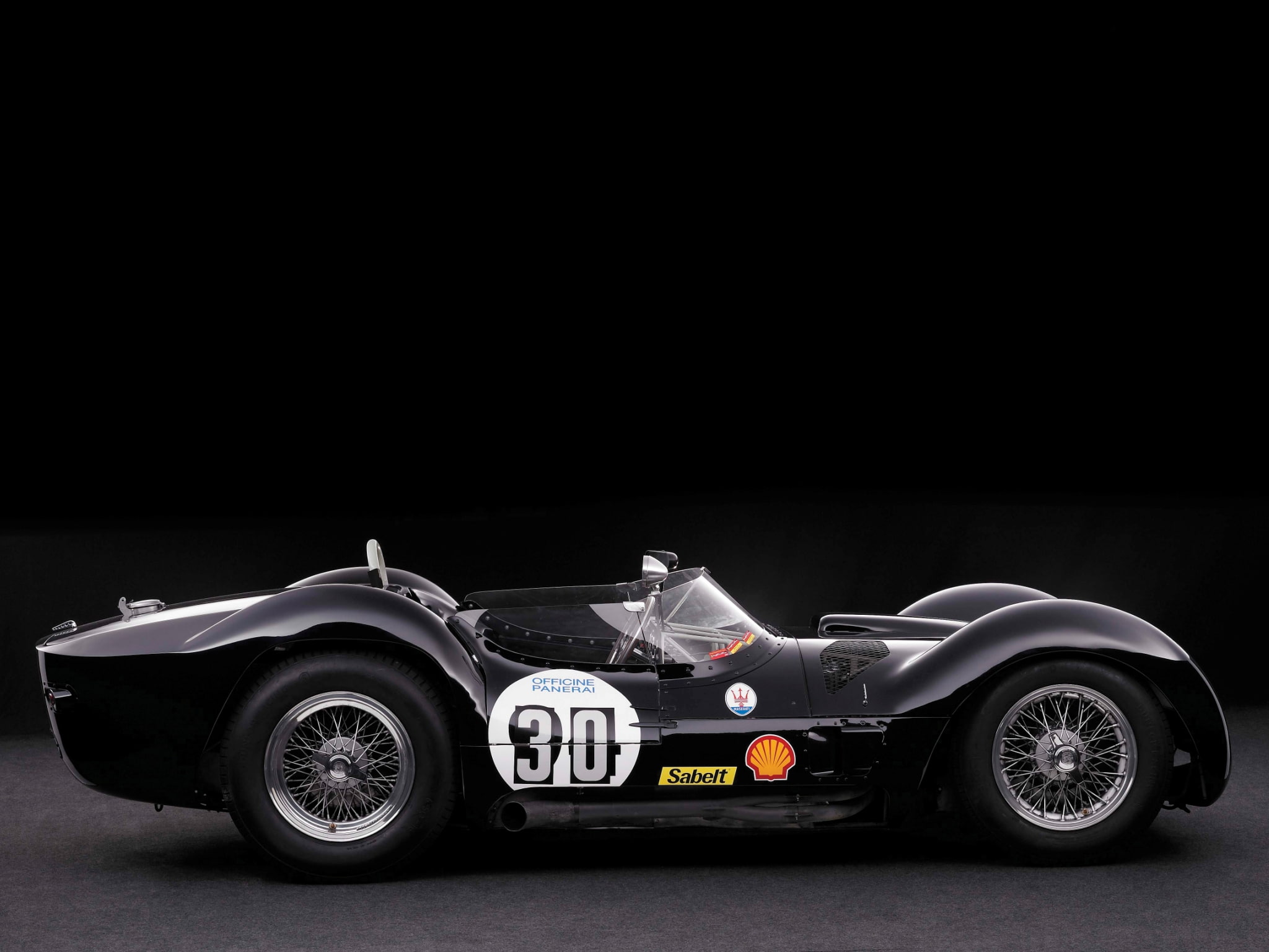 retro, supercar, supercars, maserati, 1080P, 1959, racing, tipo, race, birdcage, 6 1, HD Wallpaper