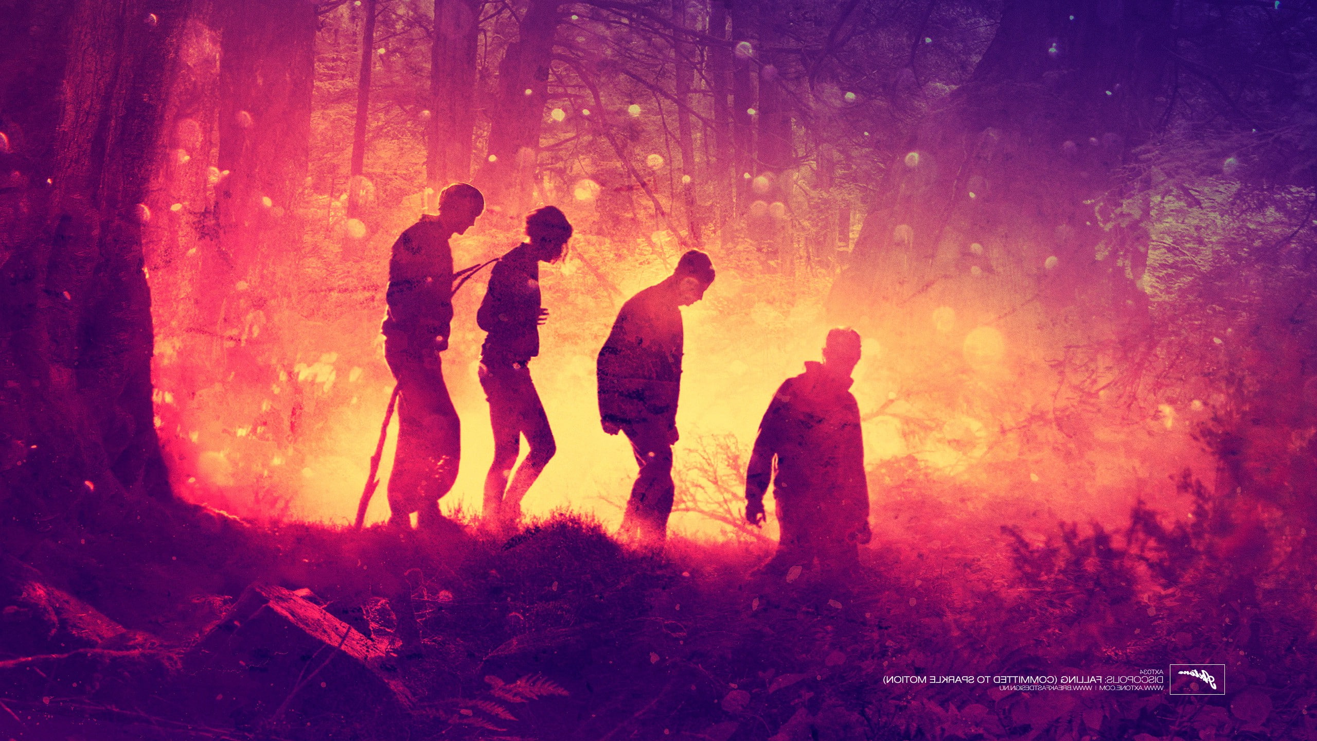 smoke - physical structure, people, standing, heat - temperature, lifestyles, Swings, fire, Lights, nature, tree, space, forest, Axwell, Eternal Sunshine Of The Spotless Mind, HD Wallpaper