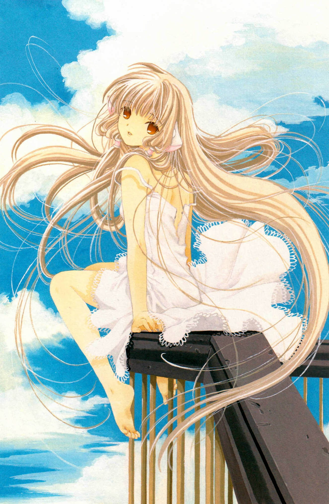 1080P, Chobits, anime, Phone HD Wallpaper
