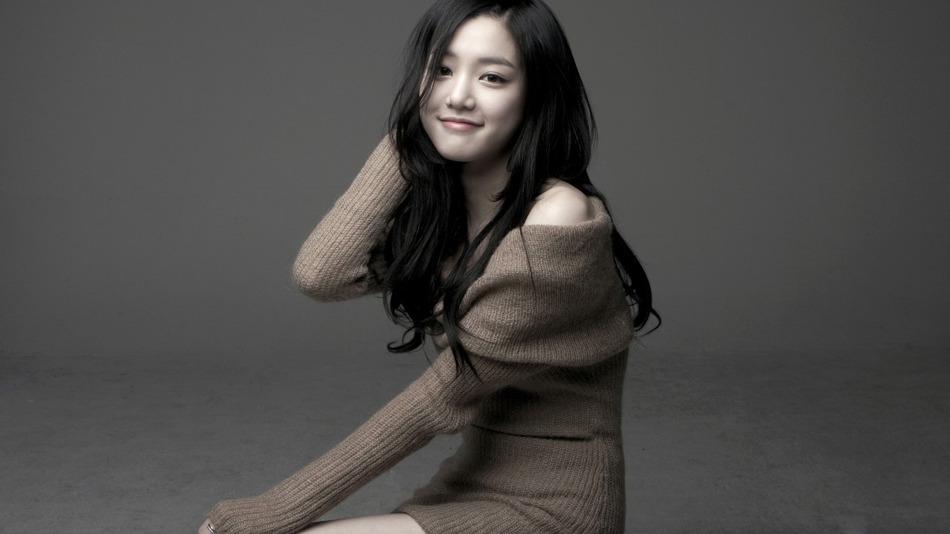 women, sweater, Lee Yu-Bi, 1080P, Asian, HD Wallpaper