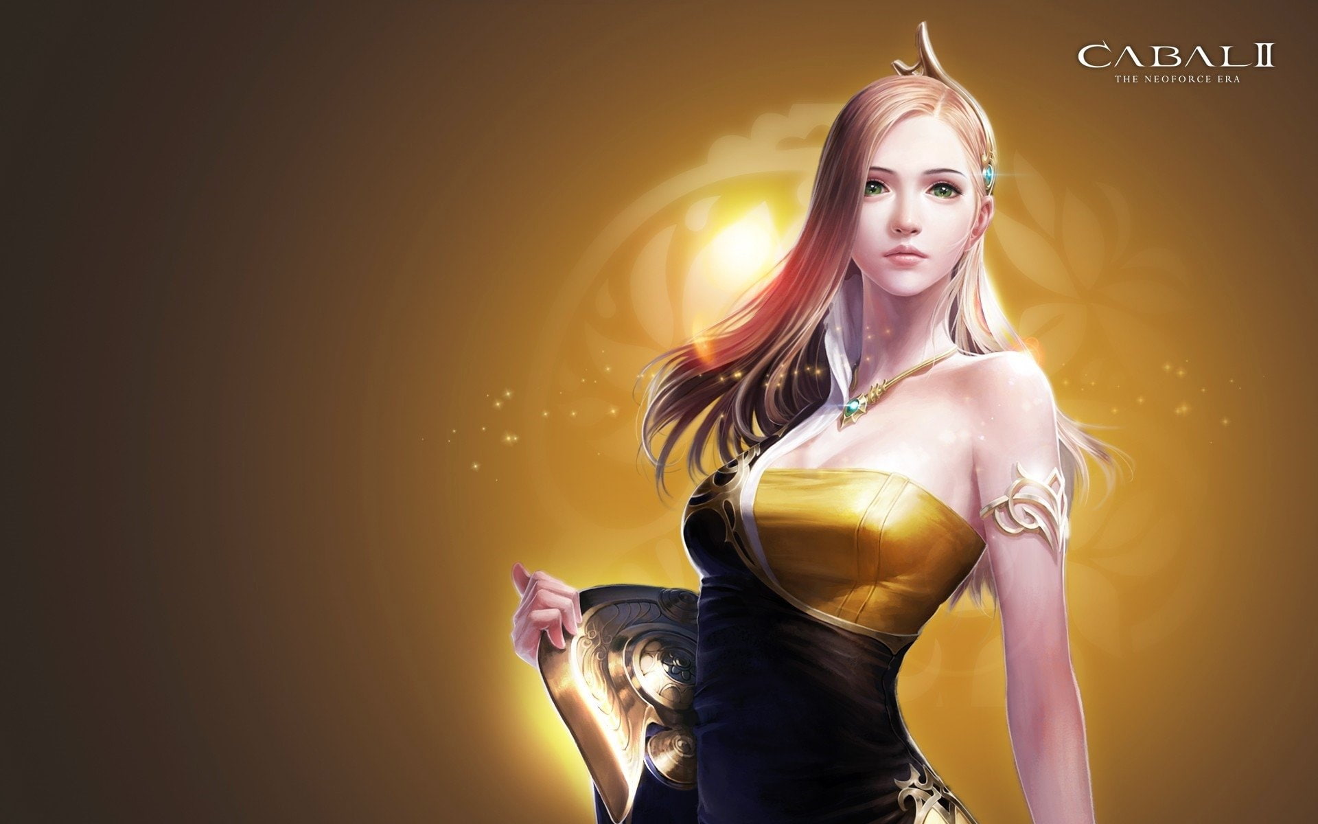 Cabal II, Girl, Green Eyes, 1080P, Video Game, Pink Hair, Fantasy, HD Wallpaper