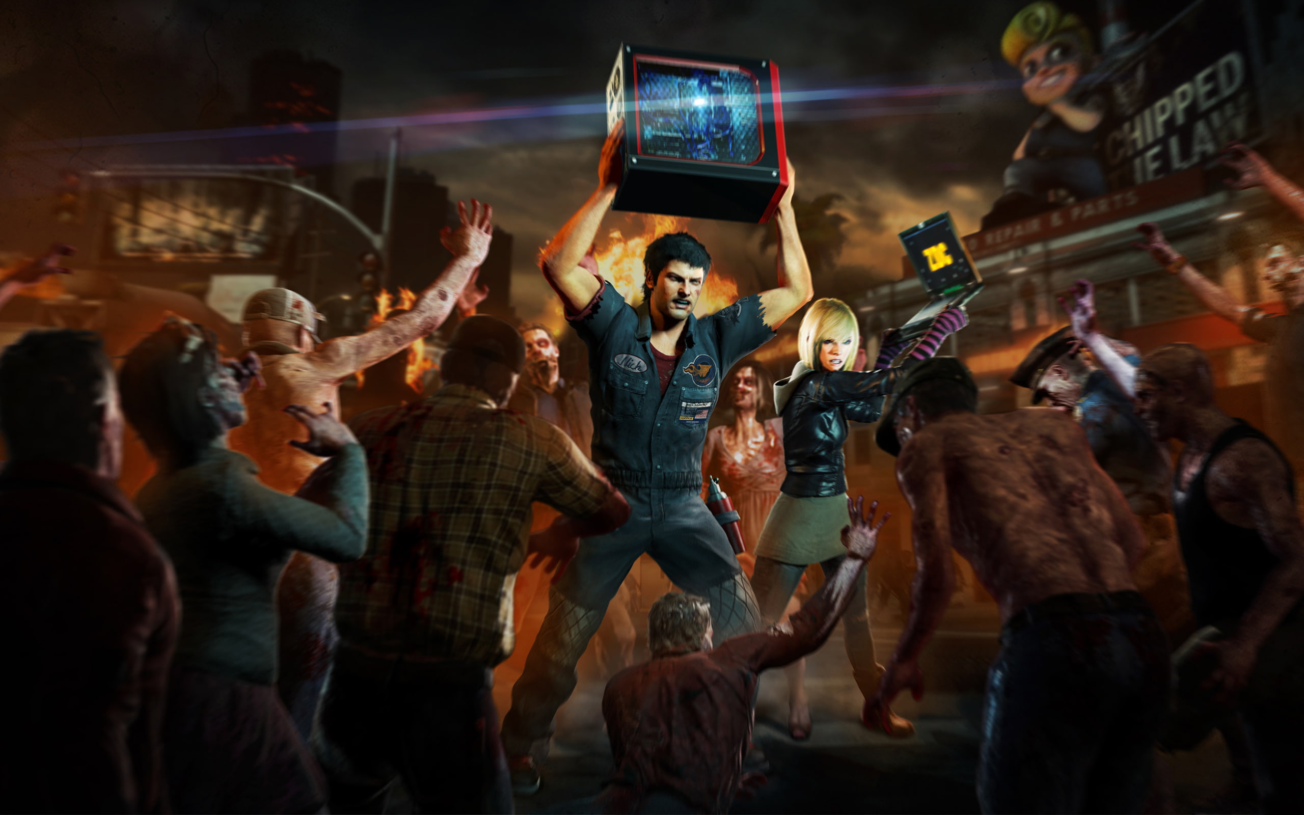 dead, game, rising, pc, 2K, HD Wallpaper