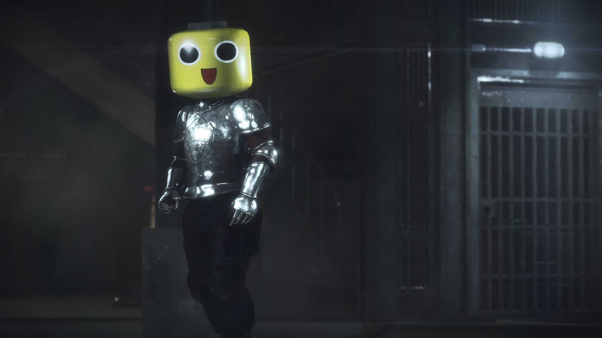 illuminated, human representation, mask, one person, indoors, toy, standing, technology, Dead Rising, obscured face, architecture, disguise, three quarter length, HD Wallpaper