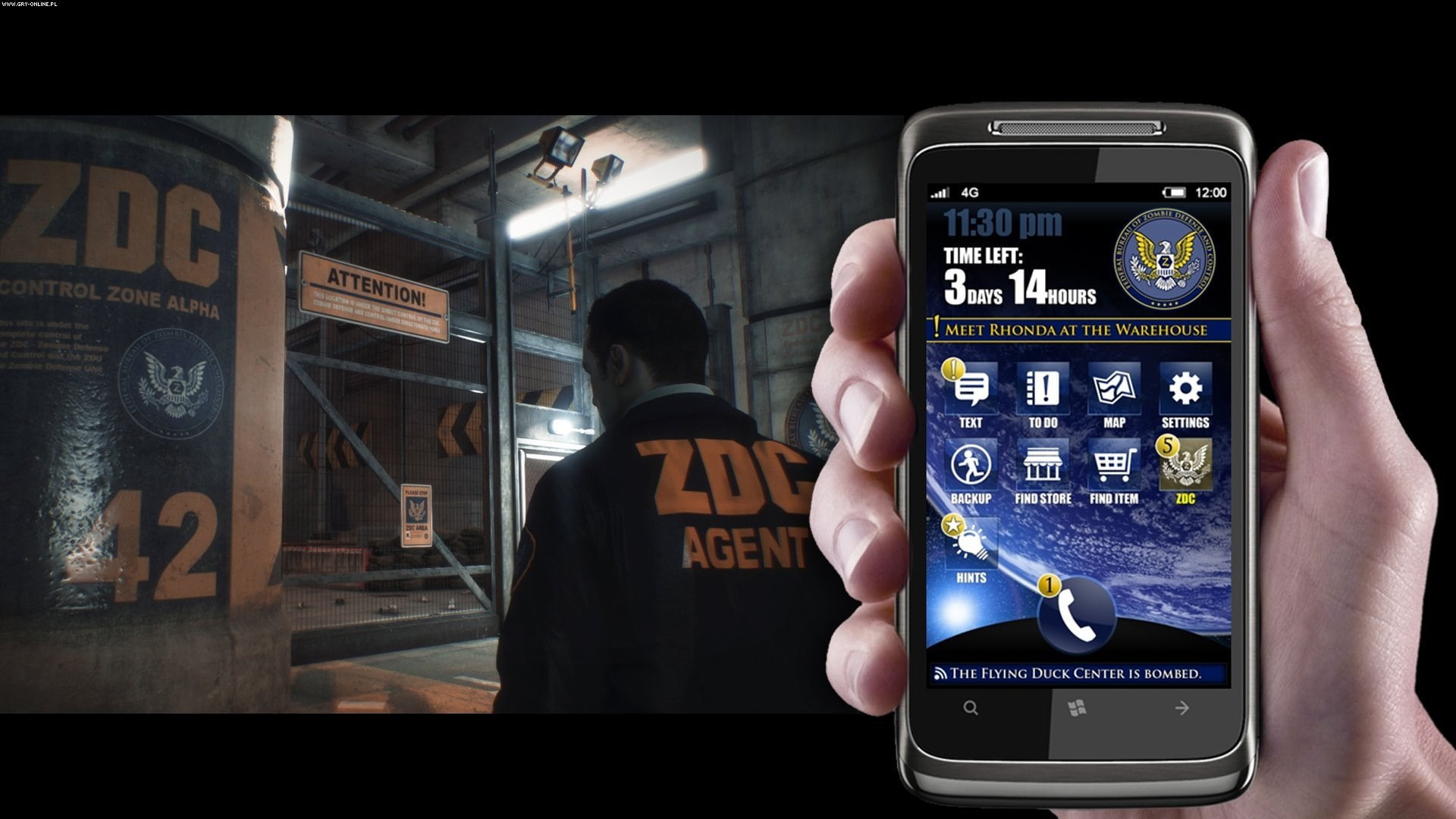 mobile phone, screen, communication, activity, occupation, indoors, wireless technology, 1080P, dead rising 3, people, mode of transportation, holding, HD Wallpaper