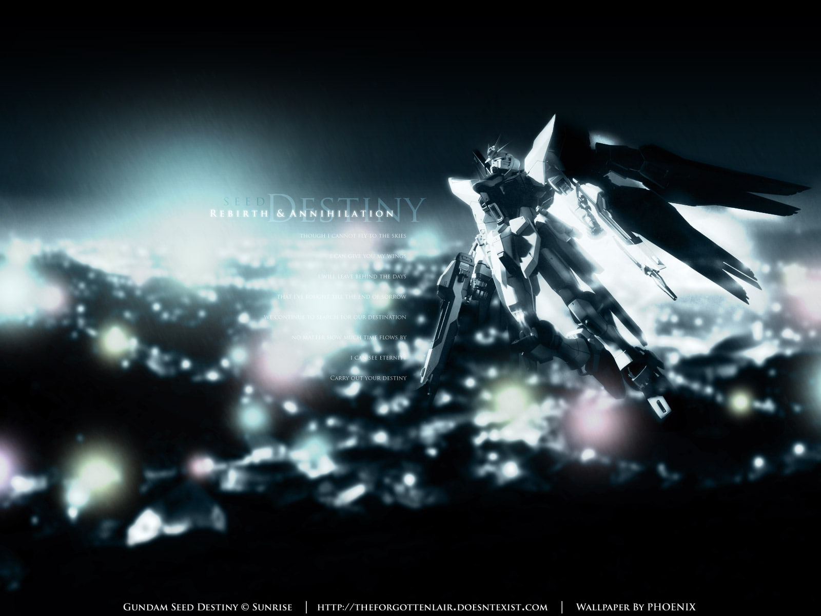 seed, weapon, sky, scenic, suit, gundam, 720P, mobile, robot, city, destiny, HD Wallpaper