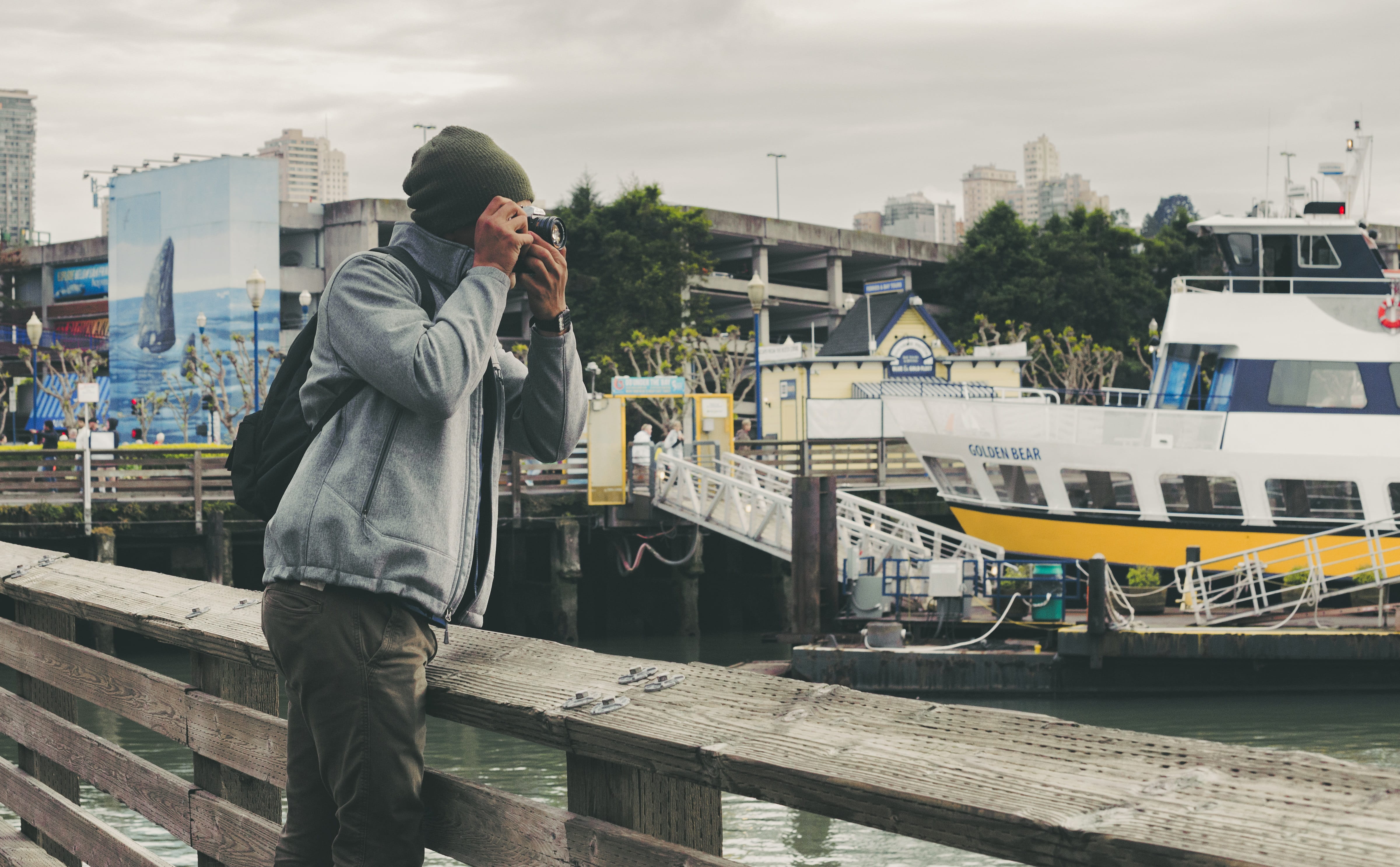 transportation system, photography, lifestyles, harbor, communication, port, clothing, sea, photographing, transportation, standing, built structure, photos, HD Wallpaper