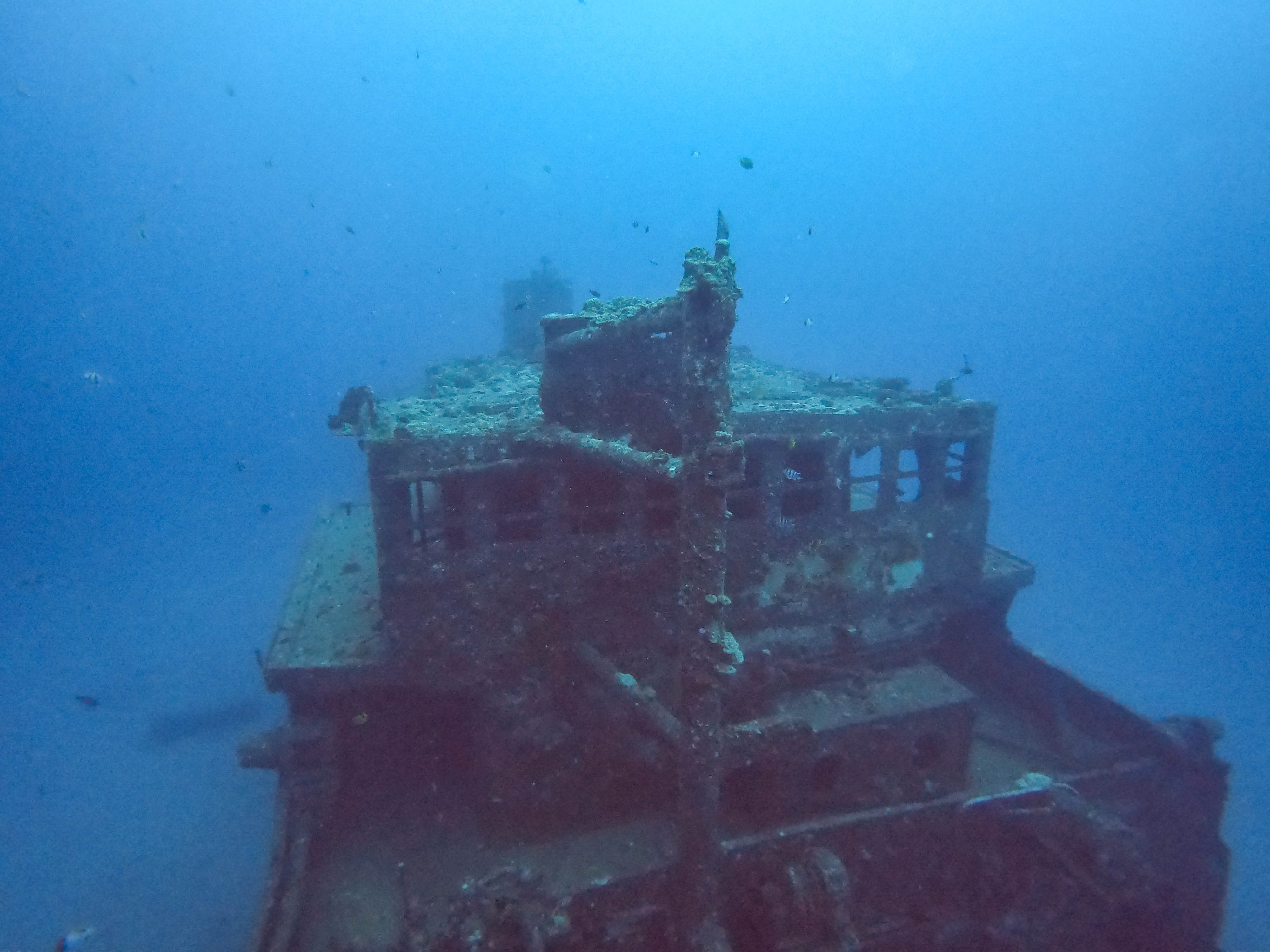 blue, landscape, mode of transportation, deterioration, damaged, ruined, sinking, wreck, 4K, transportation, history, shipwreck, underwater, leisure activities, HD Wallpaper