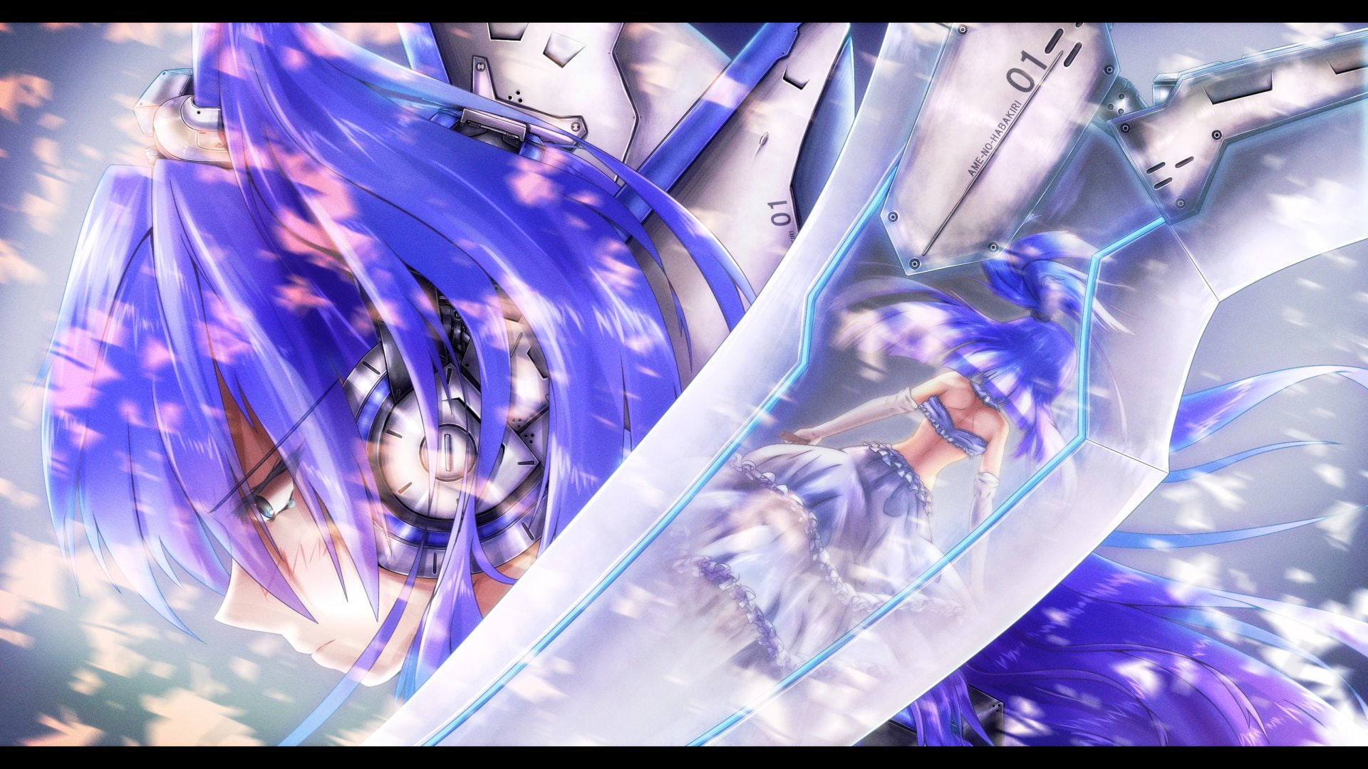 Tsubasa Kazanari, 1080P, Anime, Senki Zesshou Symphogear, HD Wallpaper