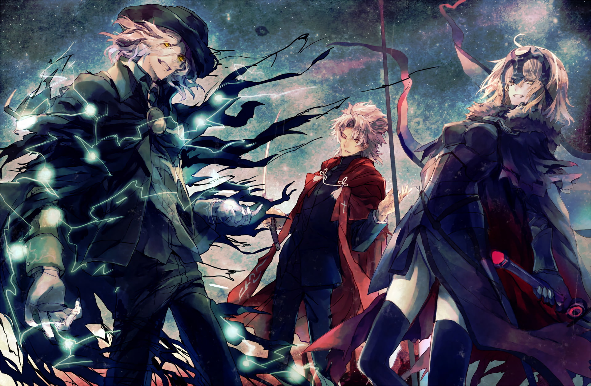 Jeanne dArc Alter, Shirou Kotomine, Avenger (Fate/Grand Order), 1080P, Fate Series, Fate/Grand Order, Edmond Dantes (Fate/Grand Order), HD Wallpaper