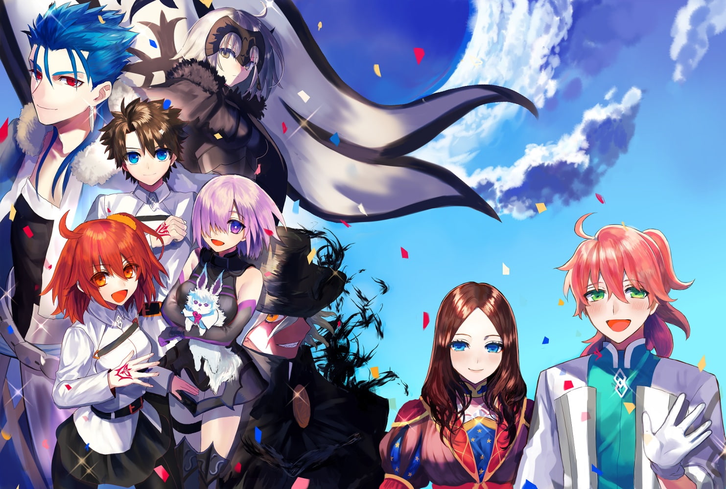 order, fate, chulainn, ofstan, grand, alter, konachan, male, dantes, matthew, (fate), romani, (series), 255392, kyrielite, com, archaman, jeanne, 720P, HD Wallpaper